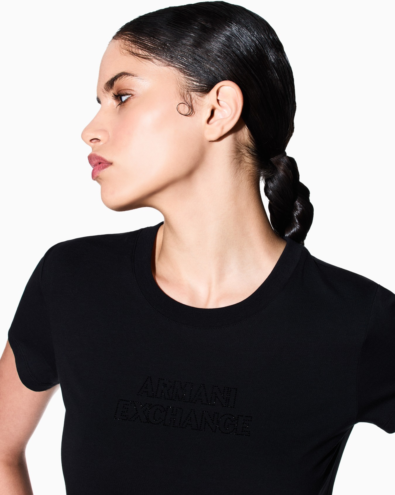 Slim fit Cotton T-shirt Slide 3