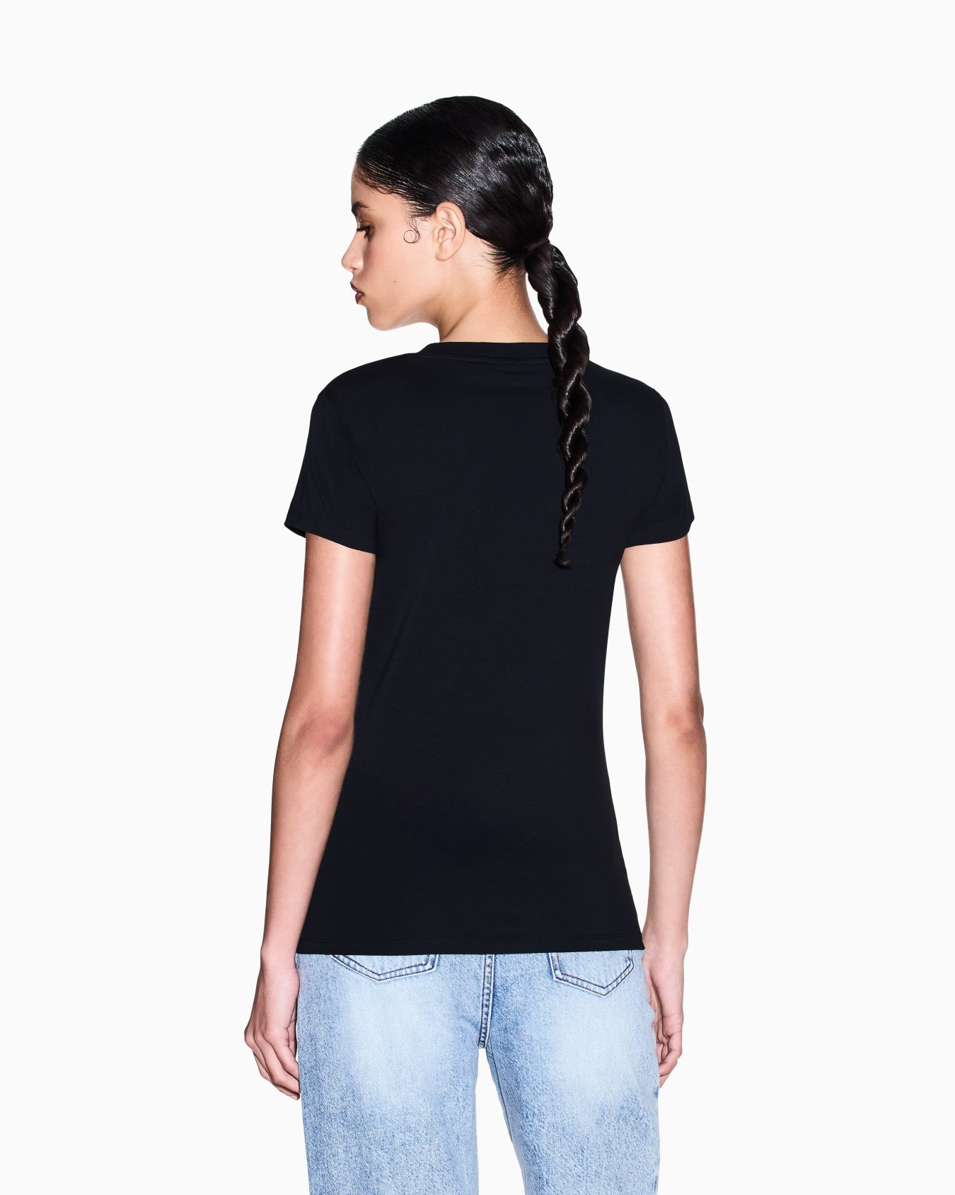 Slim fit Cotton T-shirt Slide 1