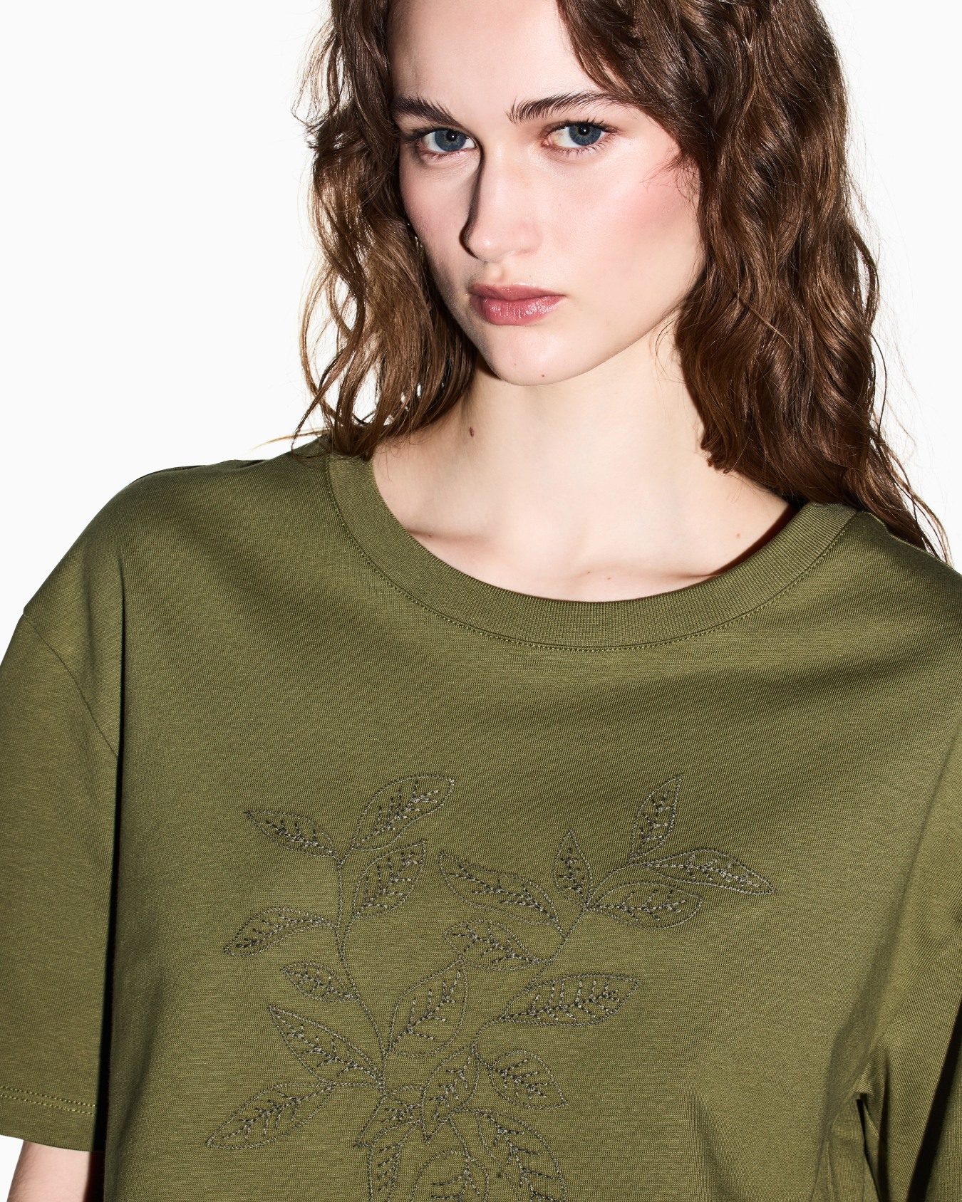 Cropped jersey t-shirt Slide 4