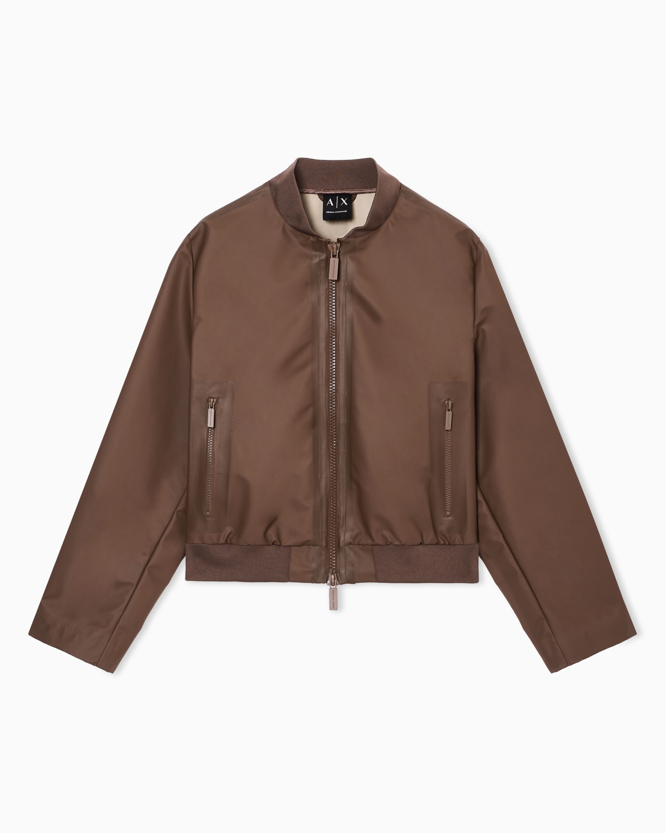 PUコーティングブルゾンジャケット スライドする 0