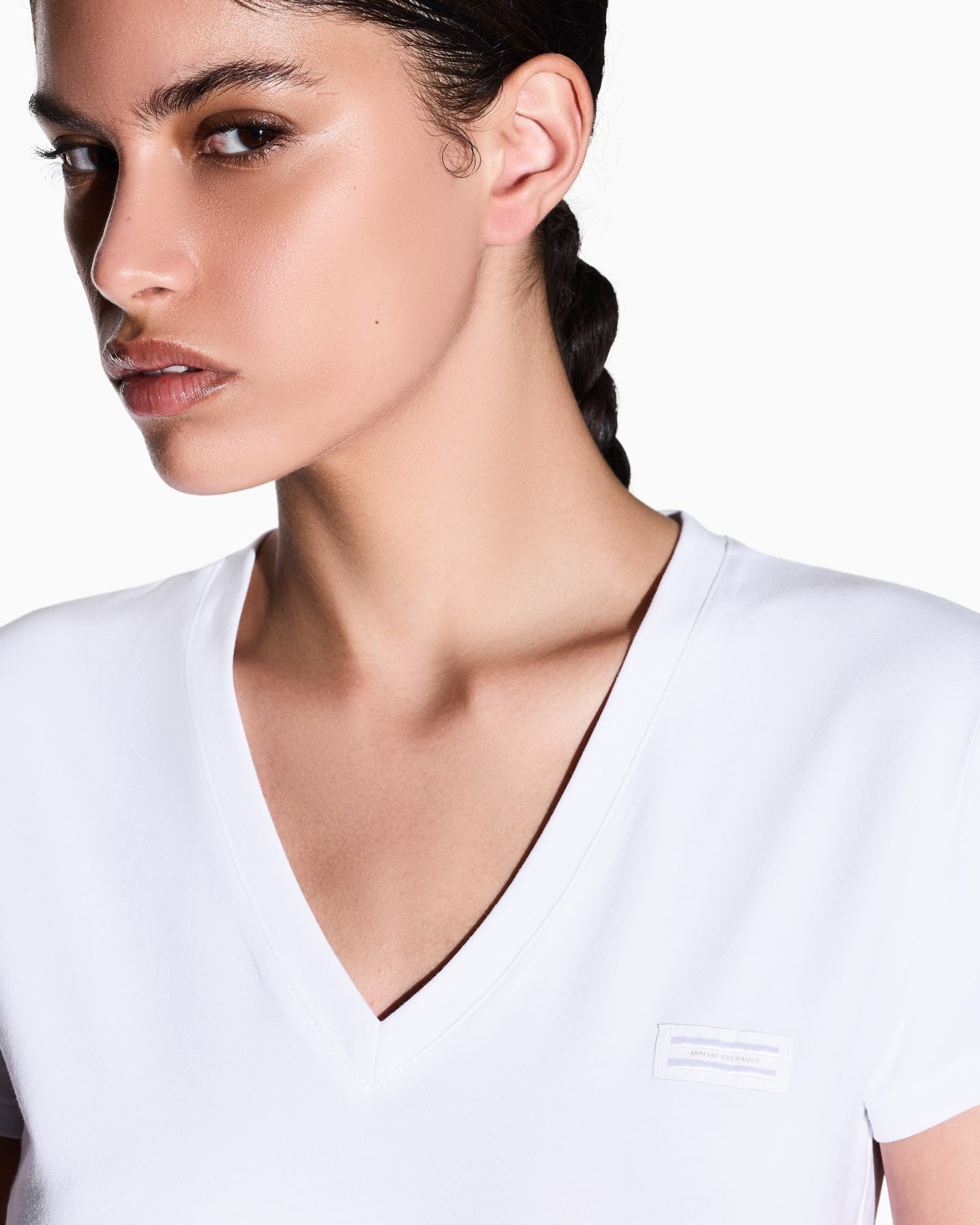 Slim fit Cotton T-shirt Diapositiva 4