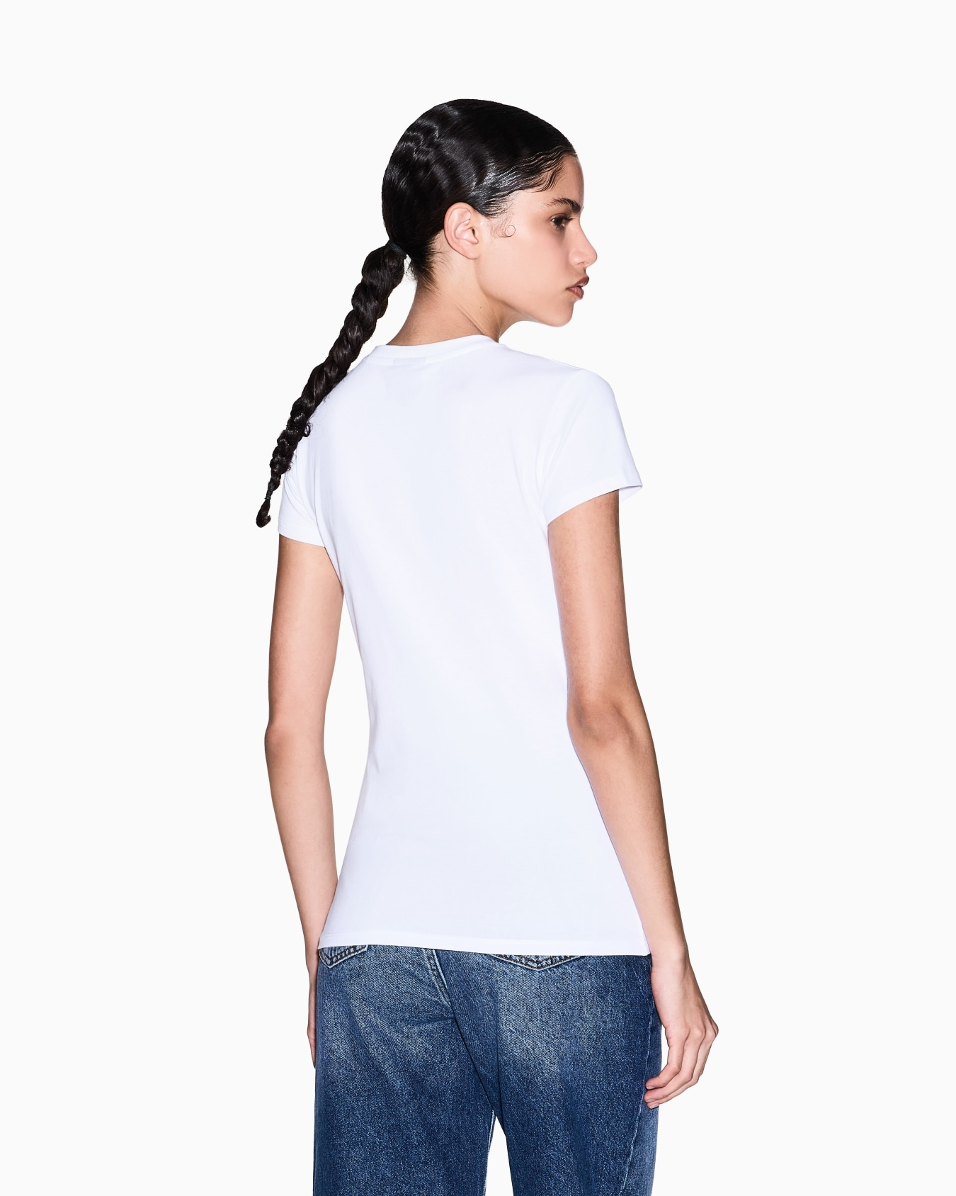 Slim fit Cotton T-shirt Diapositiva 2