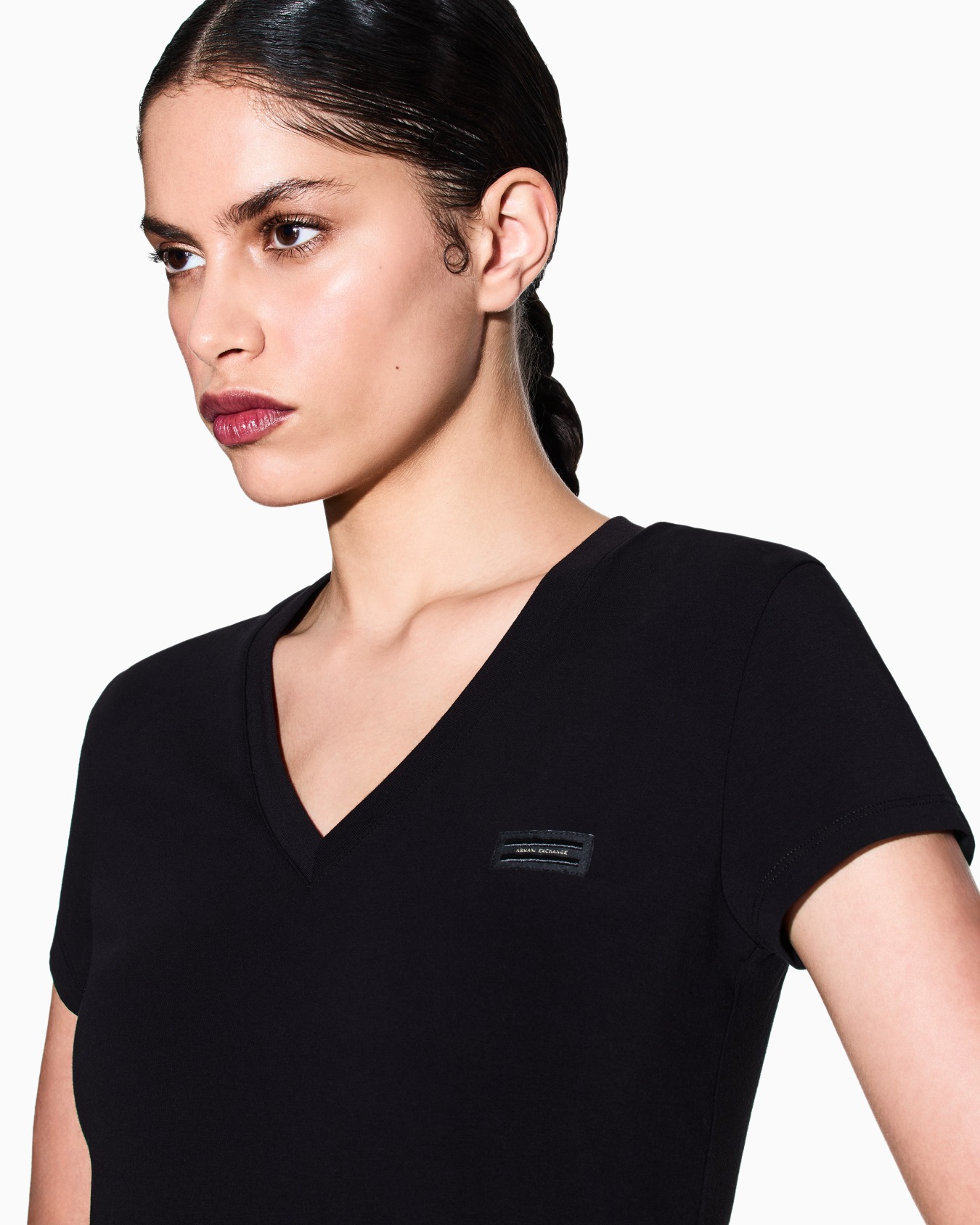 Slim fit Cotton T-shirt Slide 4