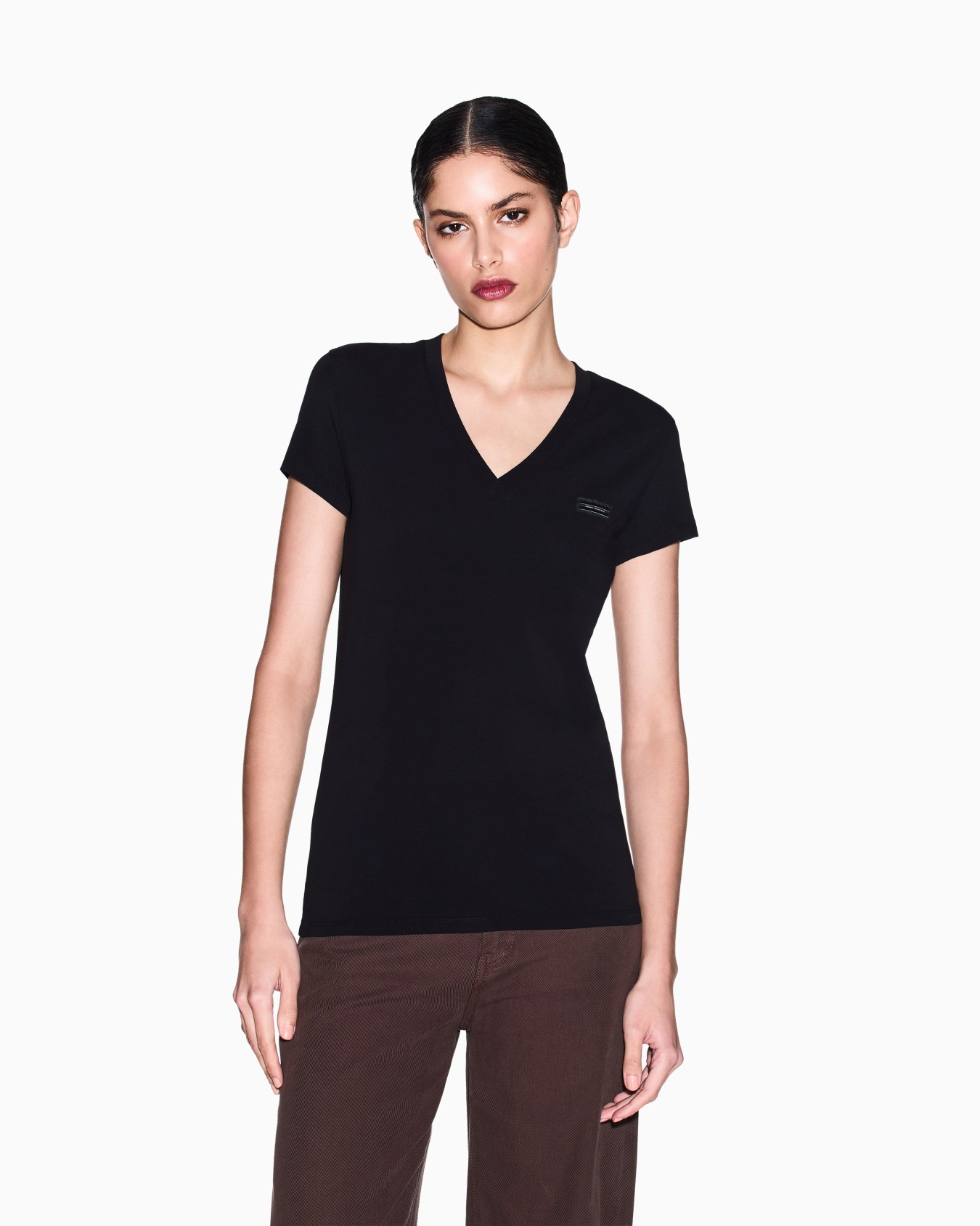 Slim fit Cotton T-shirt Slide 3