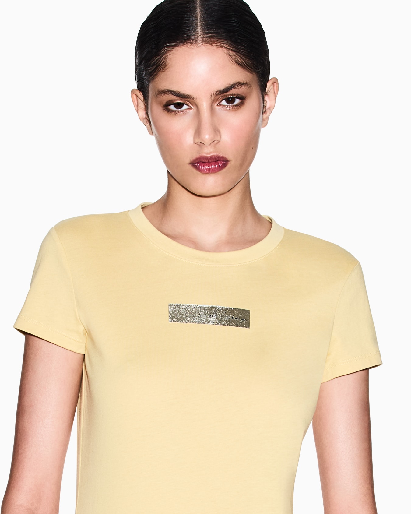 Slim fit Cotton T-shirt Slide 4