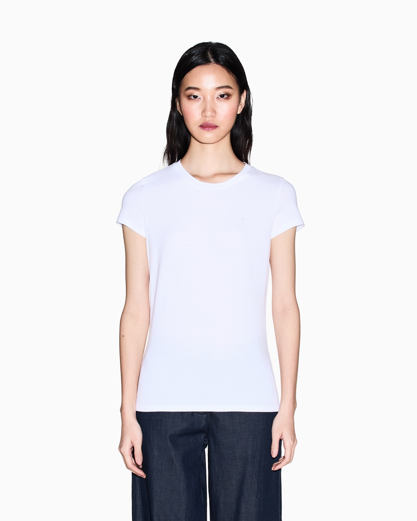 Slim fit Cotton T-shirt Slide 3