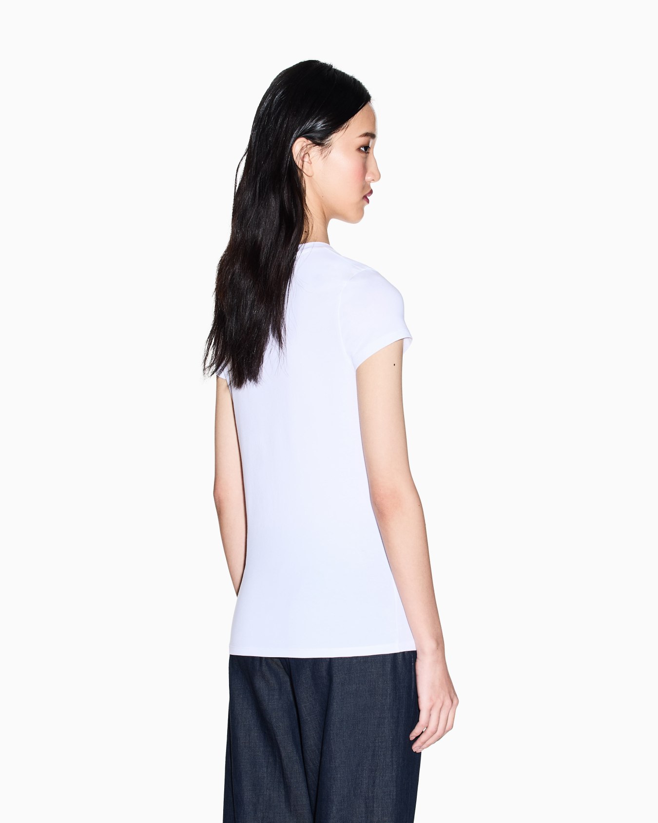 Slim fit Cotton T-shirt Slide 2