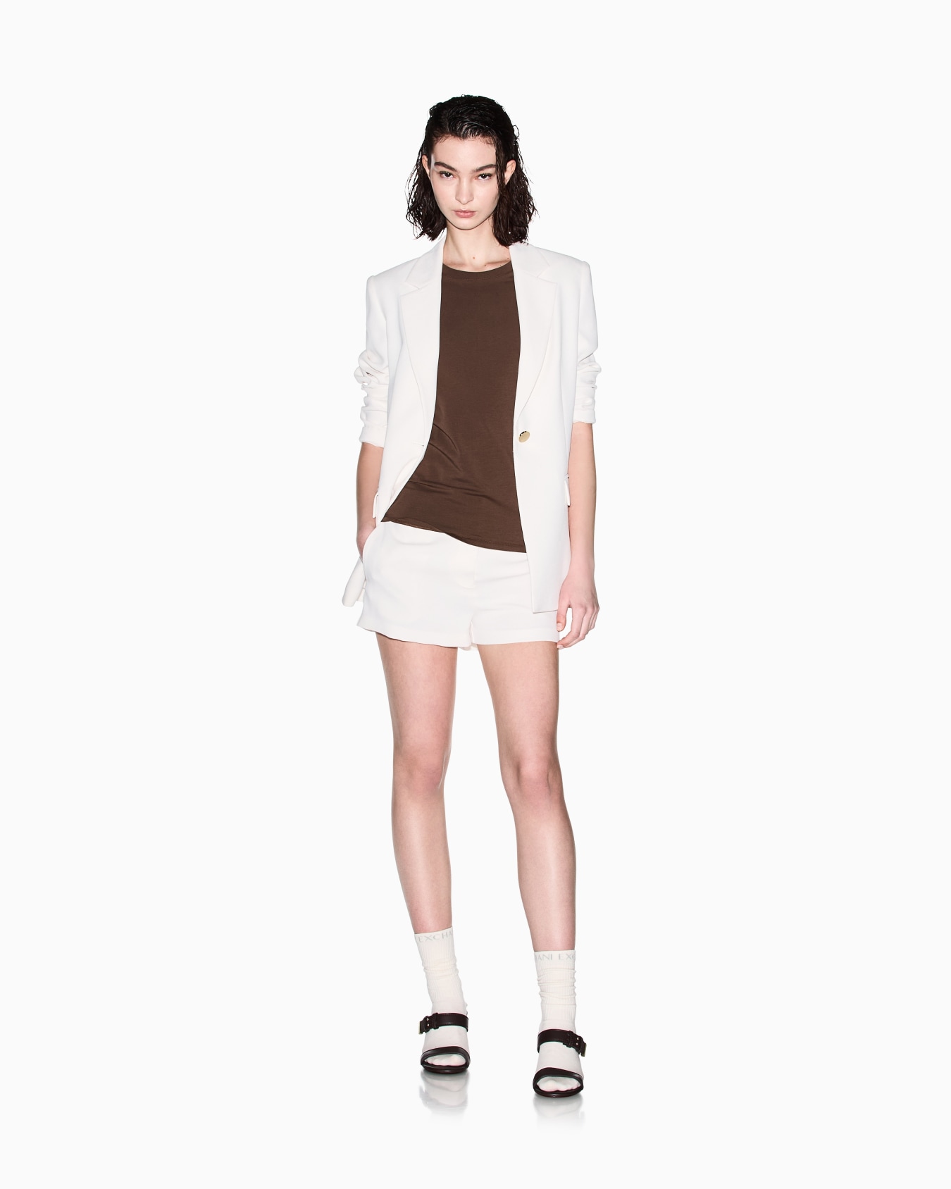 Slim fit Cotton T-shirt Diapositiva 1