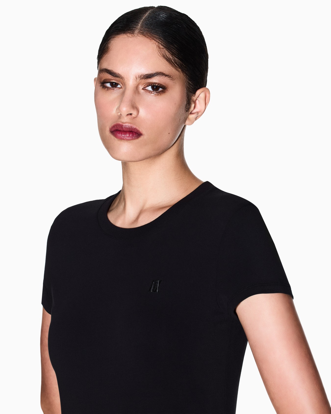 Slim fit Cotton T-shirt Slide 4