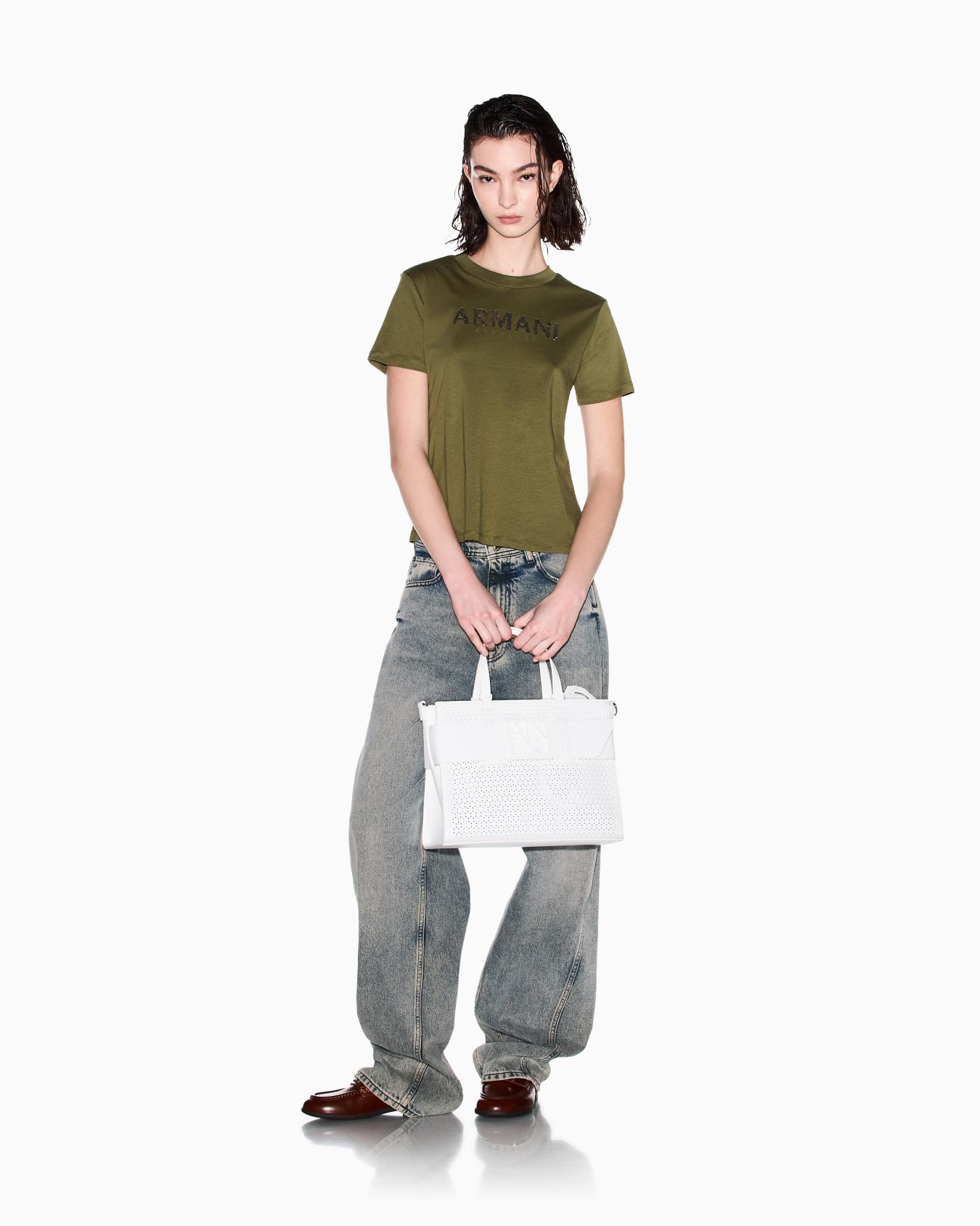 Relaxed Fit T-shirt in Cotton Jersey Slide 1