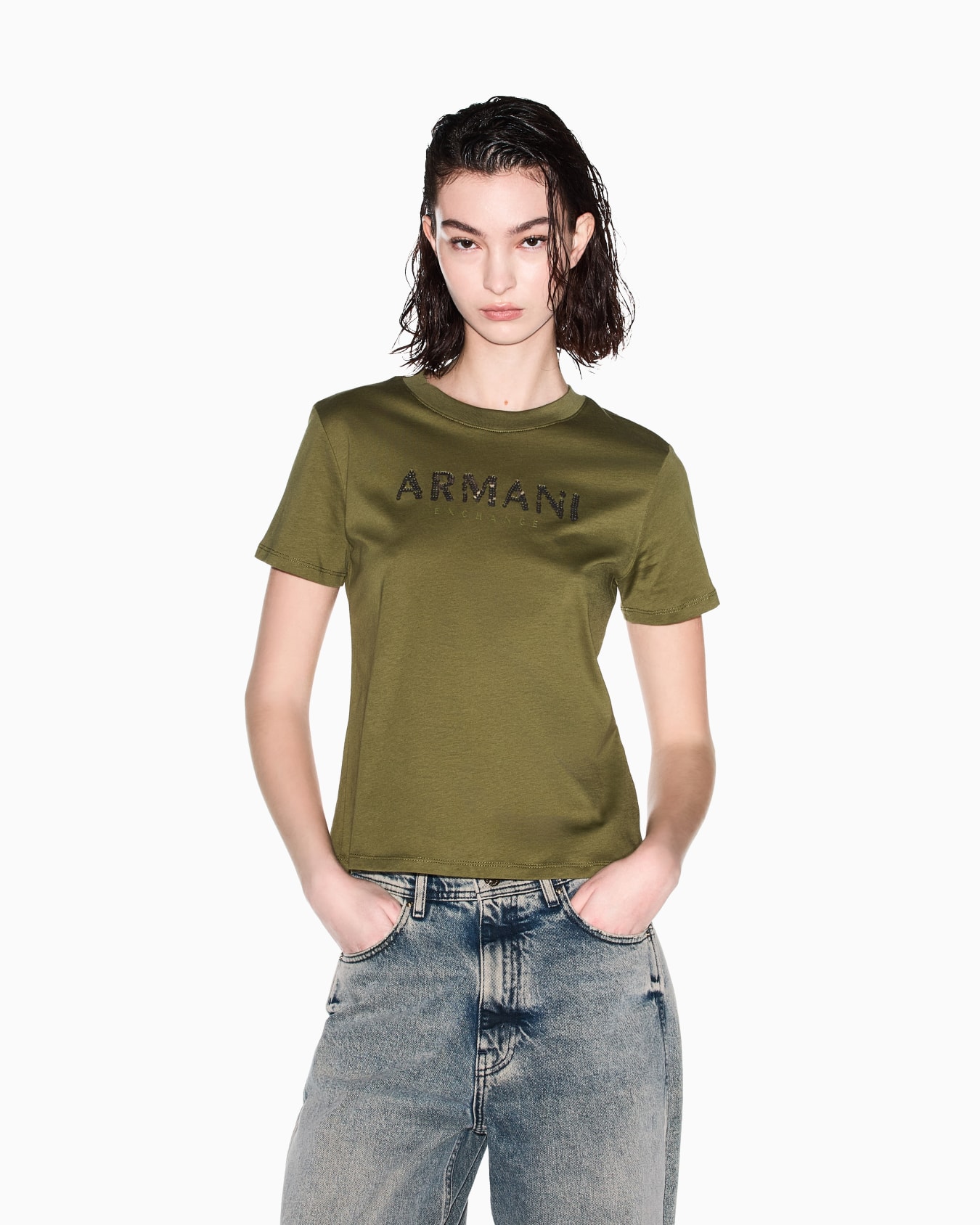 Relaxed Fit T-shirt in Cotton Jersey Slide 3