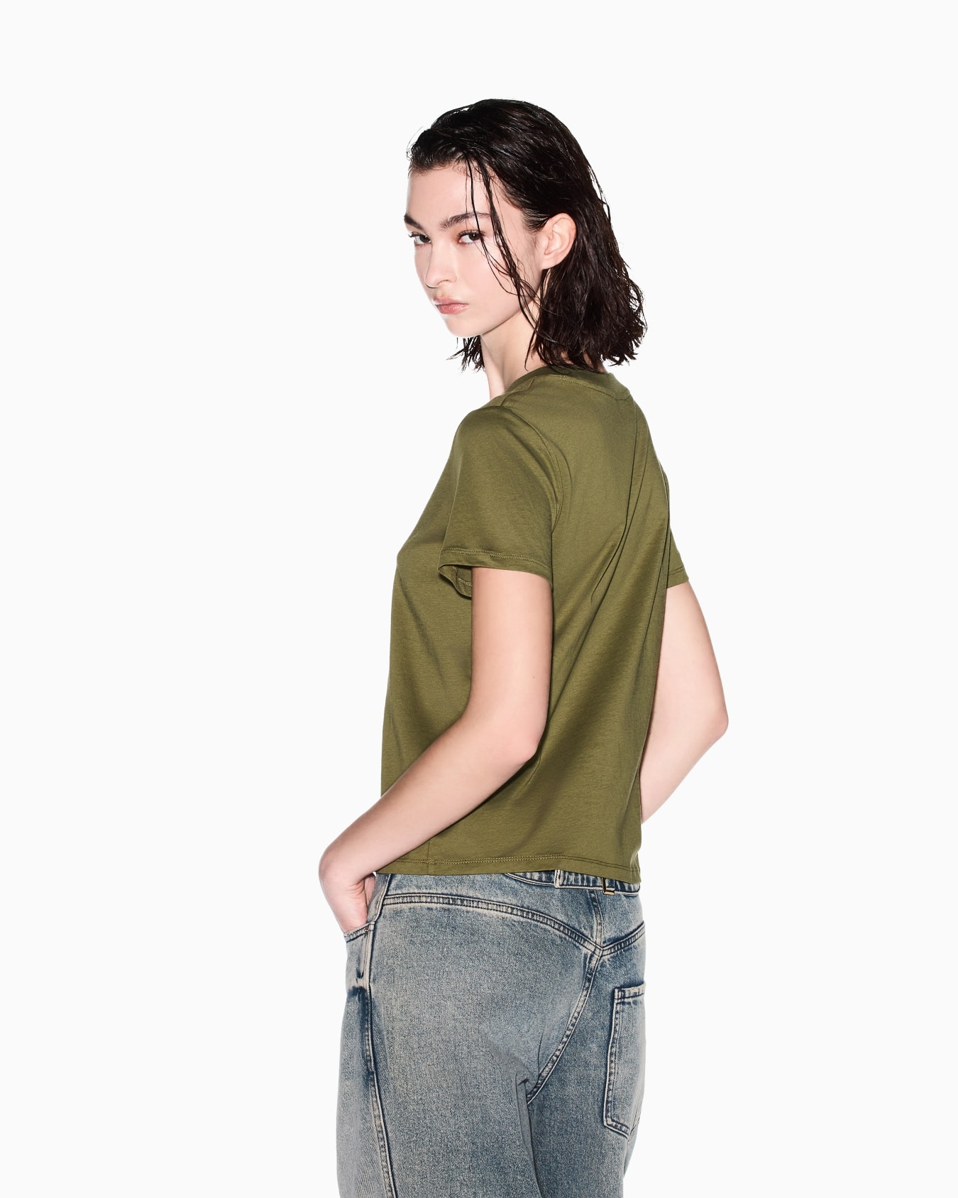 Relaxed Fit T-shirt in Cotton Jersey Slide 2