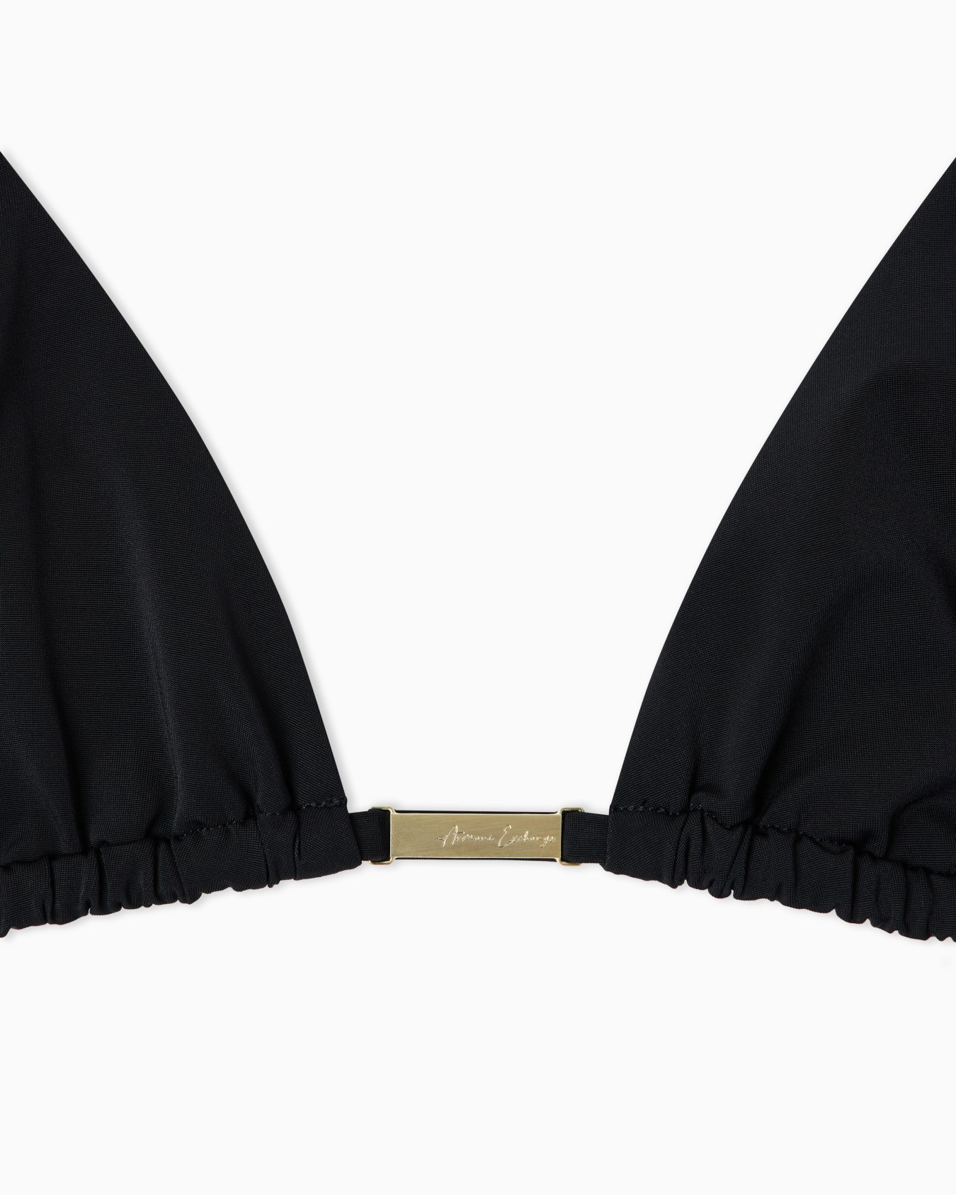 Bikini Top in mixed fabric Slide 3