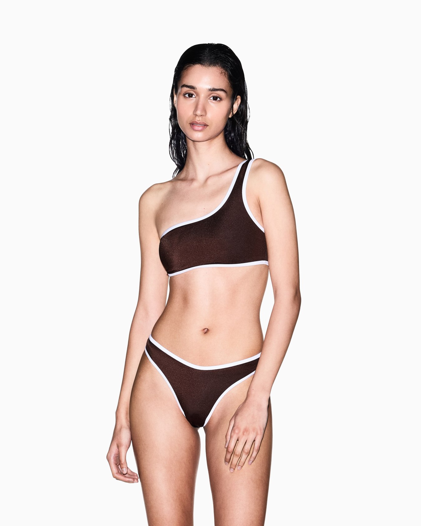 Bikini Top in technical fabric Slide 1