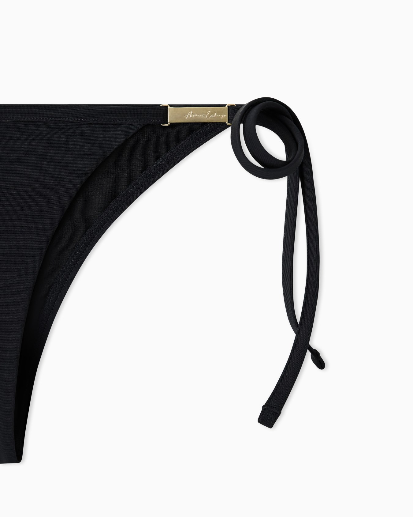 Bikini bottoms in mixed fabric Slide 3