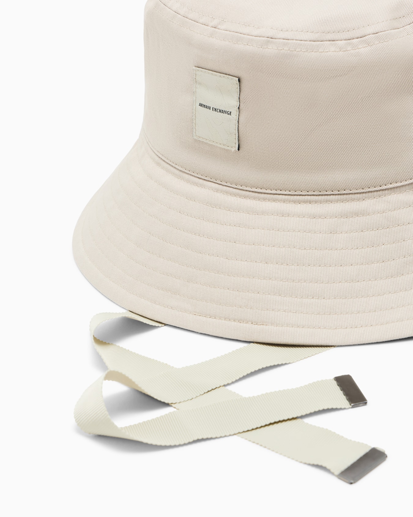Twill Bucket Hat with Ribbons Slide 2