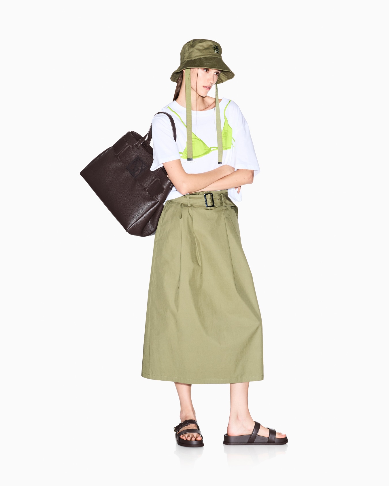 Bucket Hat in Cotton Twill Slide 3