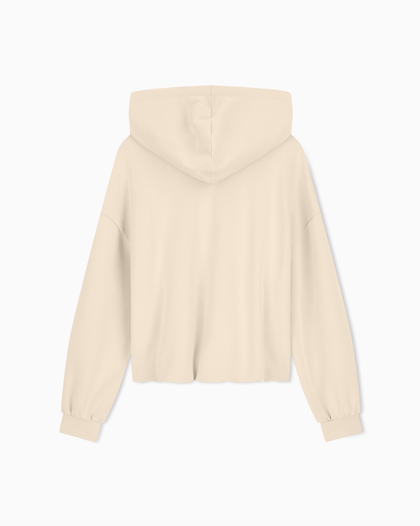 Felpa con cappuccio in scuba viscose stretch Slide 2