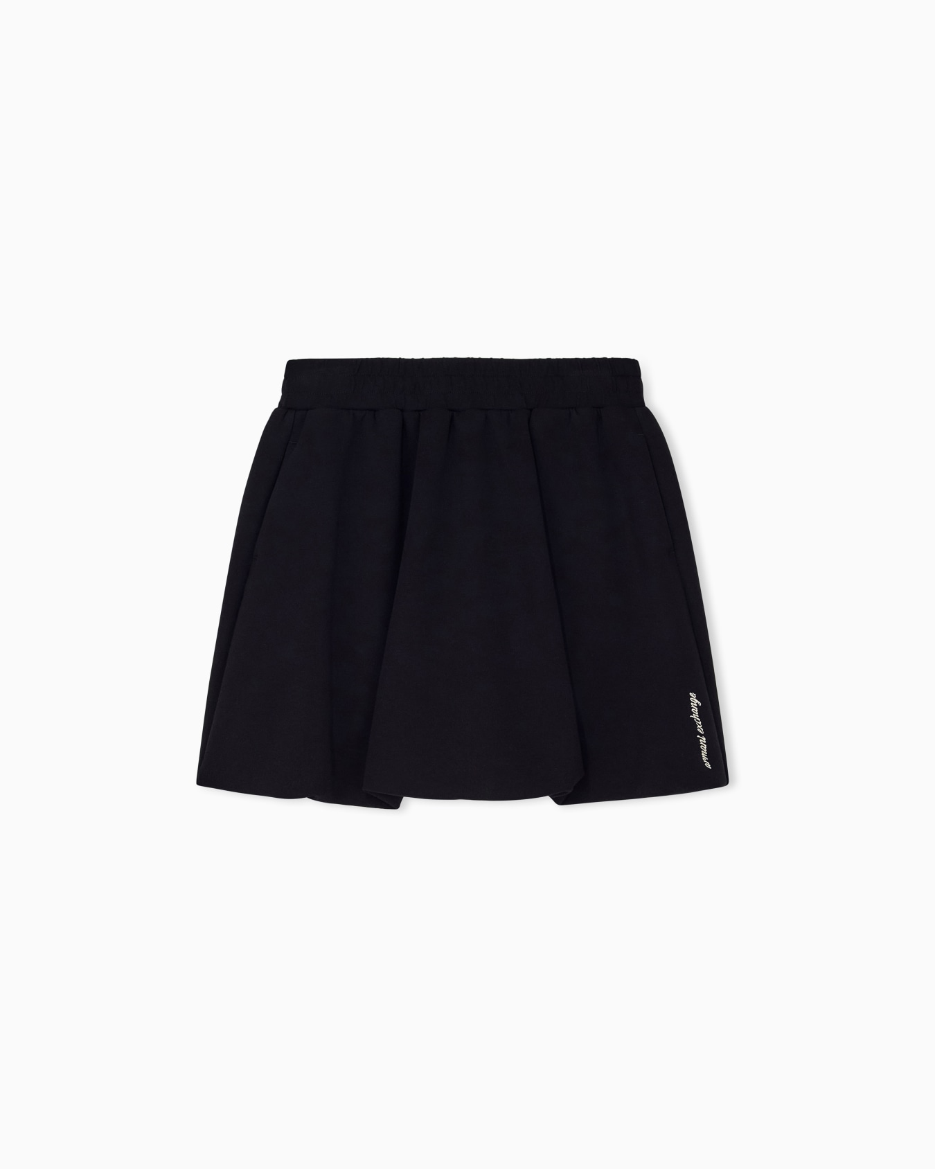 slim fit skirts in stretch viscose scuba with rib details Slide 0