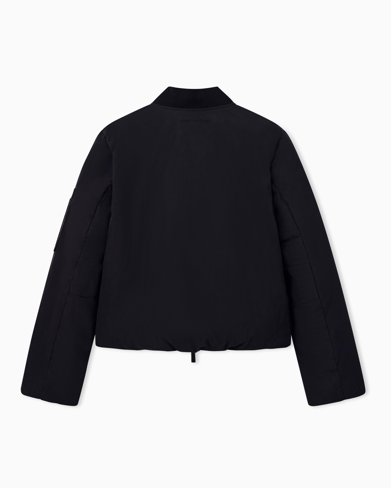 Blouson jacket in nylon with peach effect Slide 1