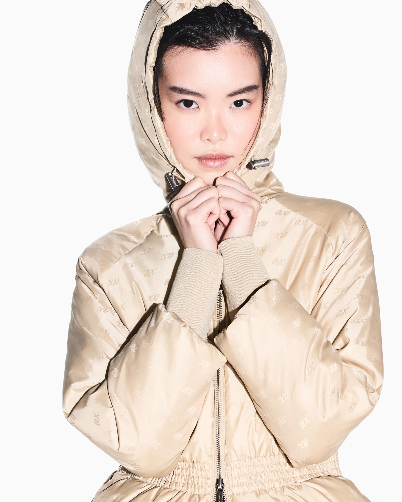 blouson jacket in recycled nylon jacquard 슬라이드 6