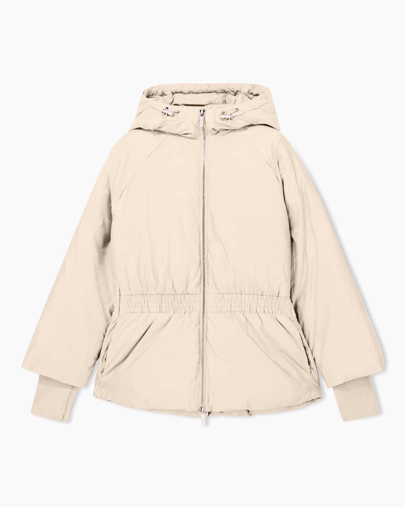 blouson jacket in recycled nylon jacquard 슬라이드 0
