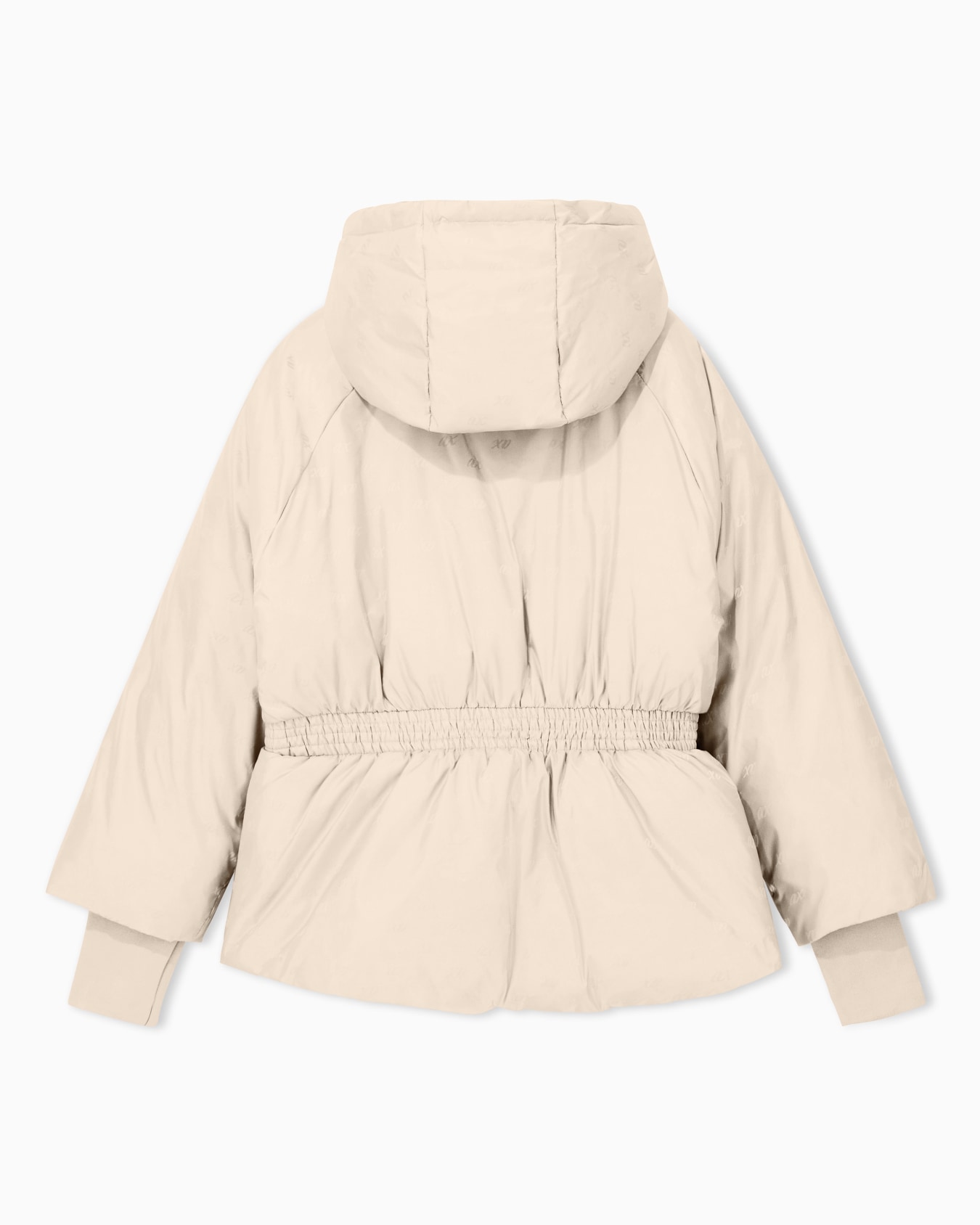 blouson jacket in recycled nylon jacquard 슬라이드 2