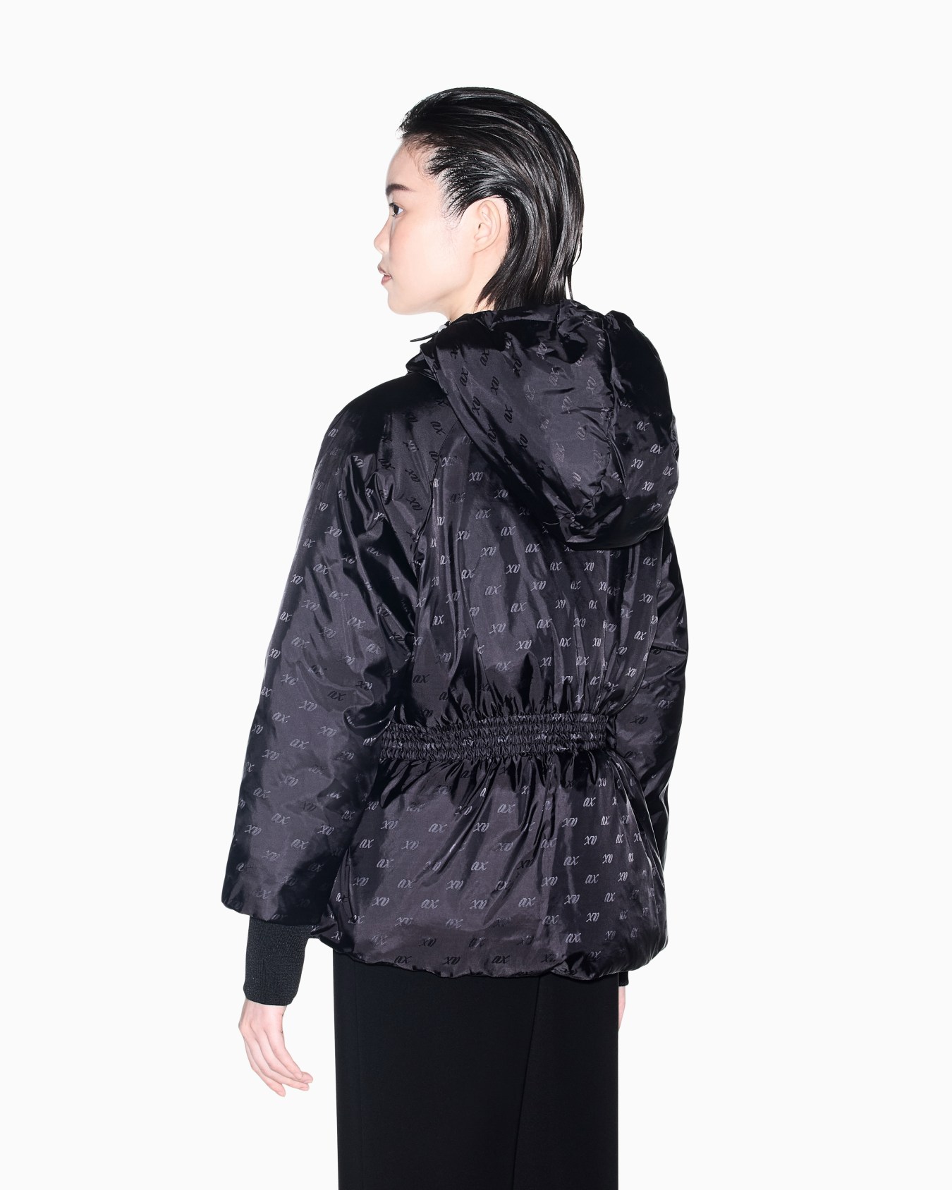 blouson jacket in recycled nylon jacquard Slide 5
