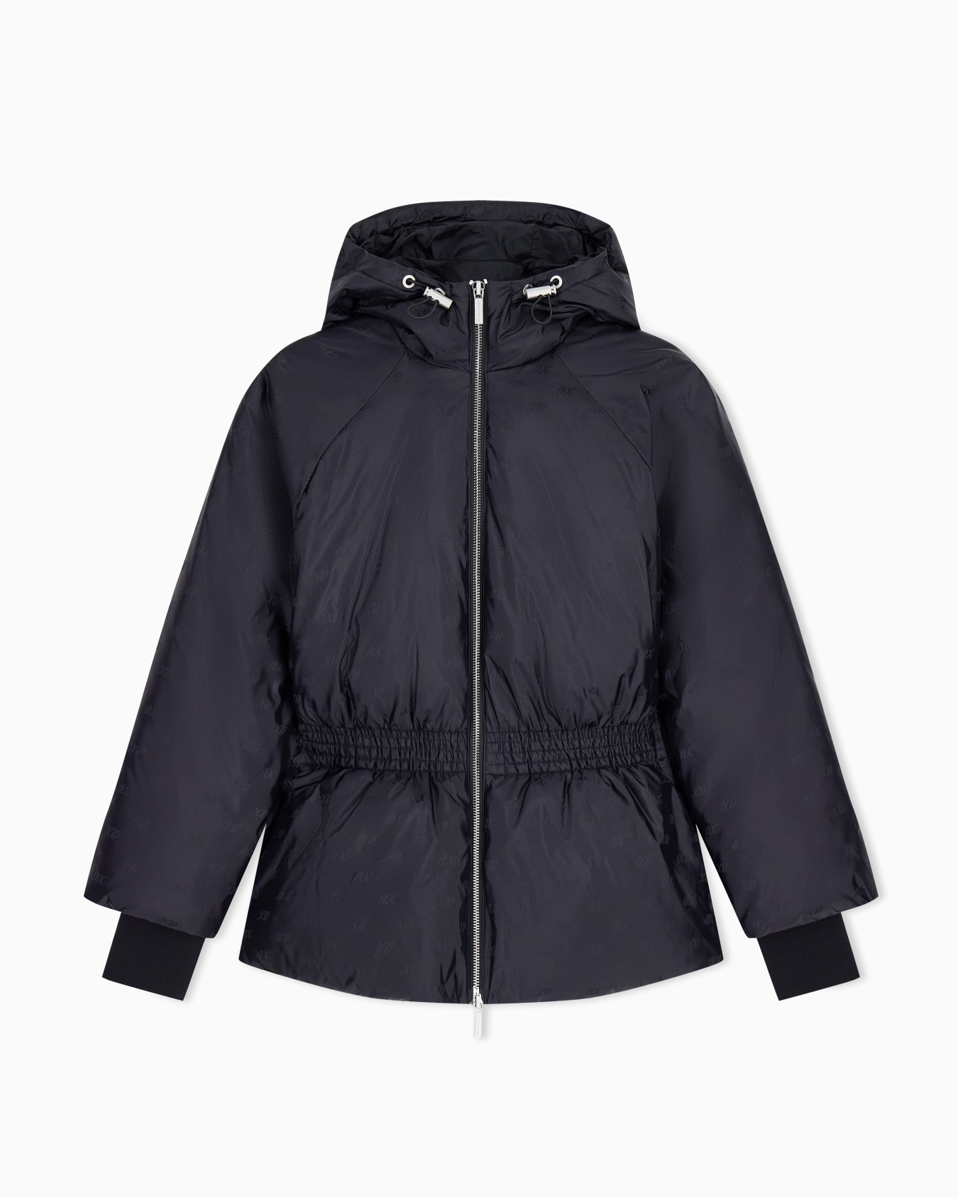 blouson jacket in recycled nylon jacquard Slide 0