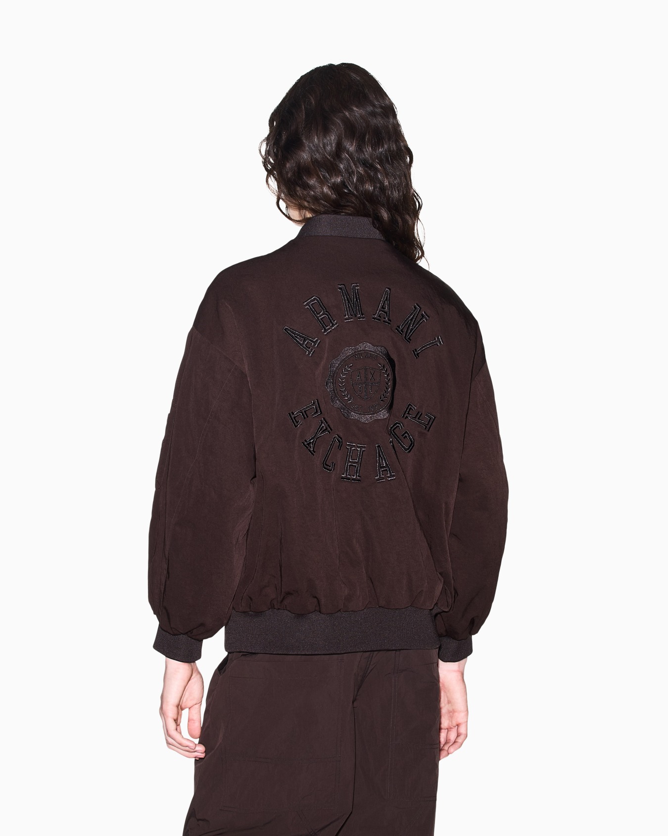 Cazadora bomber Crossover oversize de sarga de nailon Diapositiva 5