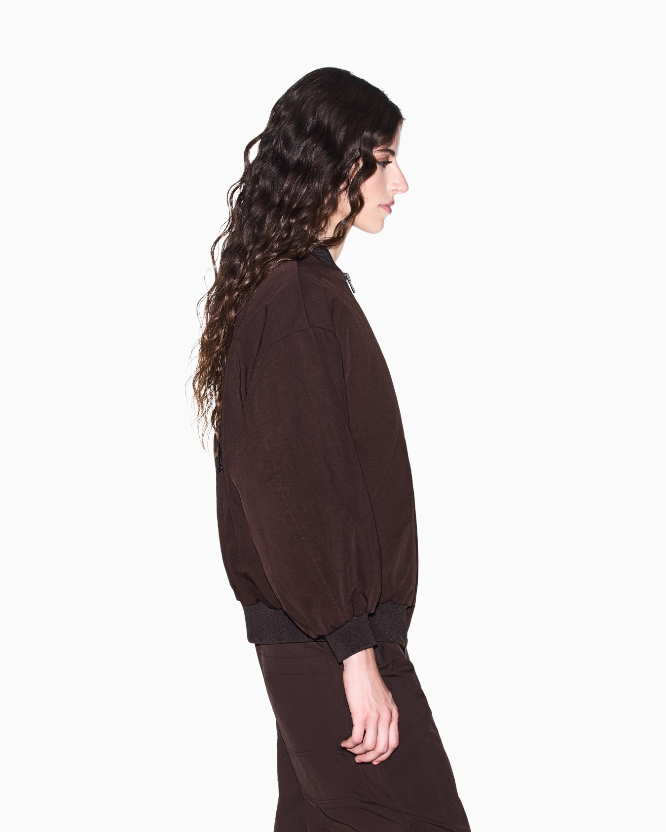 Cazadora bomber Crossover oversize de sarga de nailon Diapositiva 7