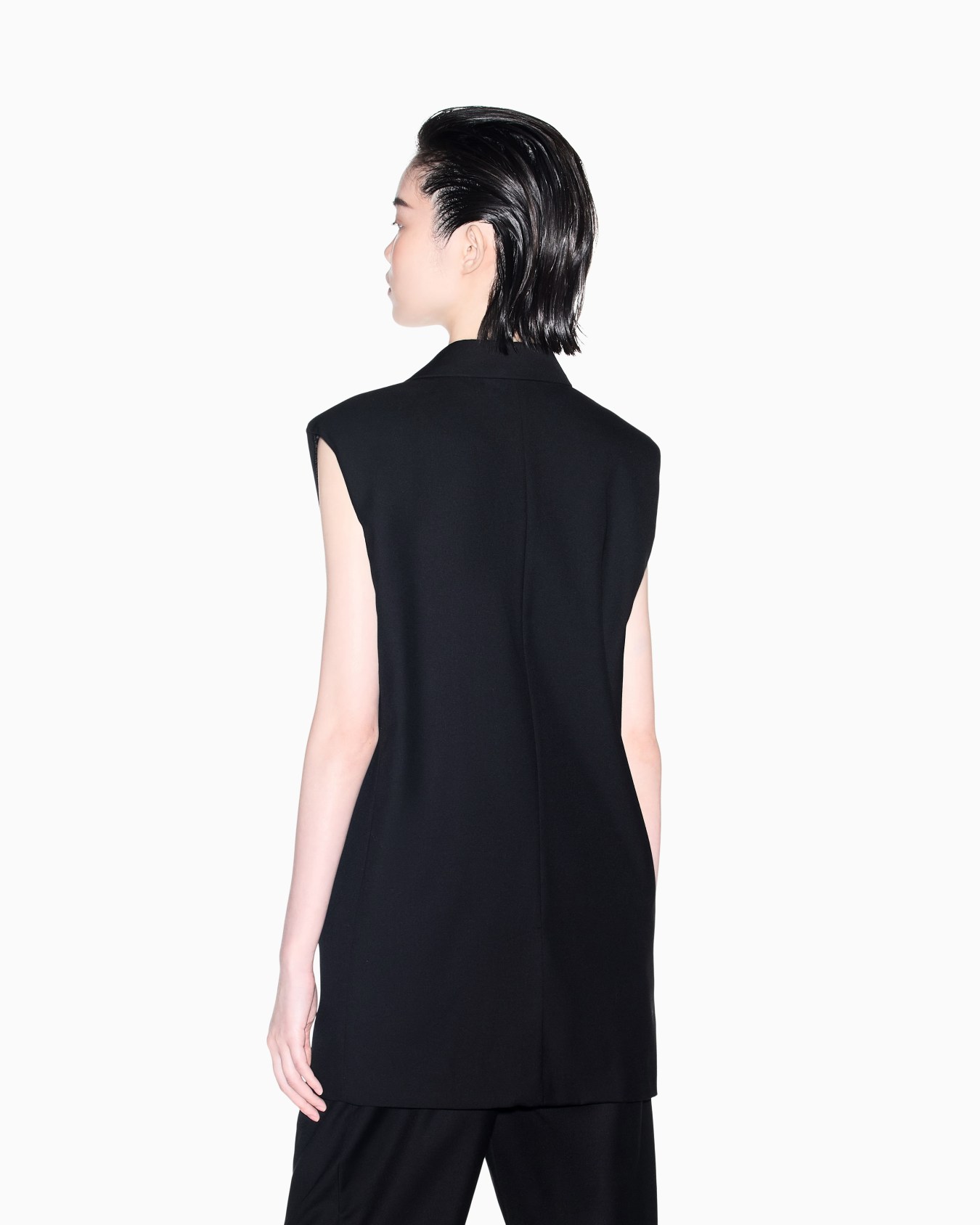 regular fit Waistcoat fabric blend Slide 5