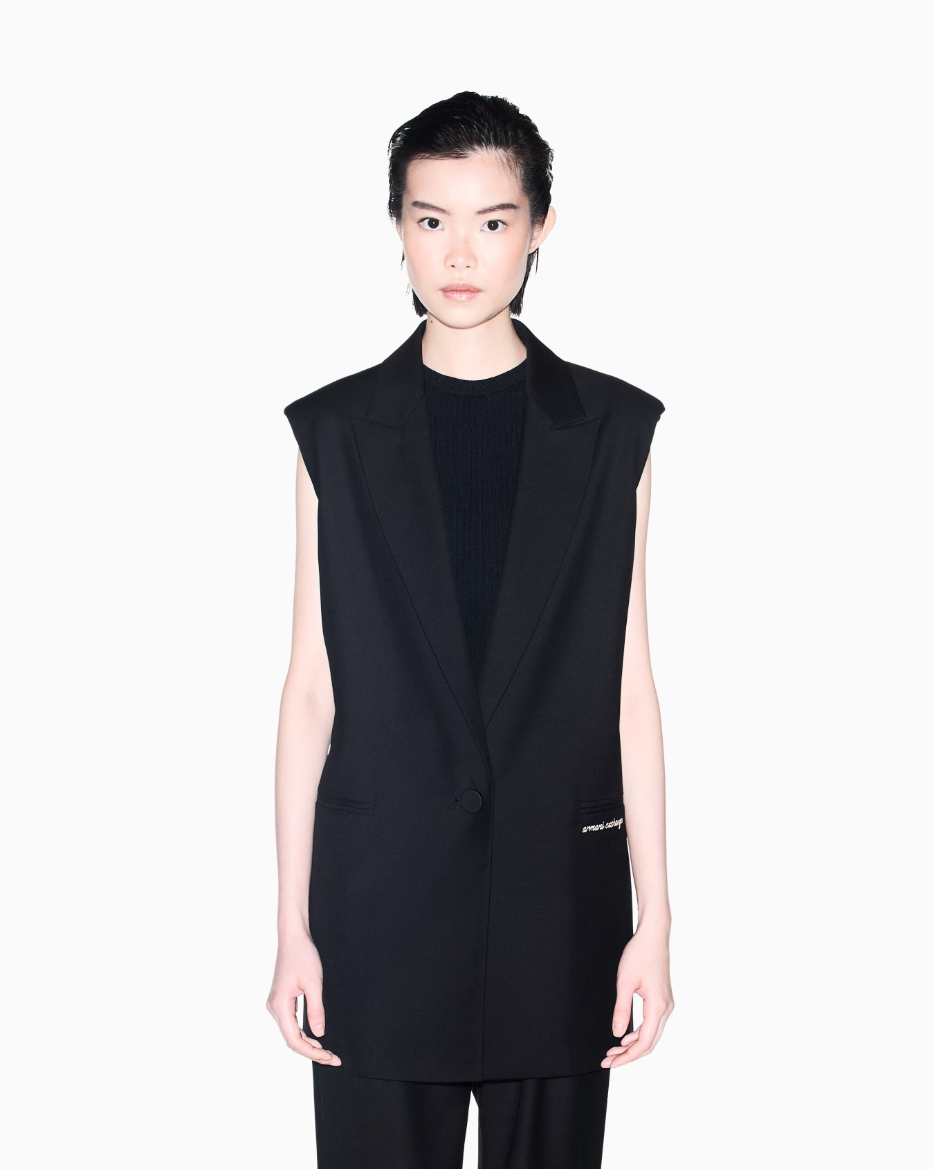 regular fit Waistcoat fabric blend Slide 3