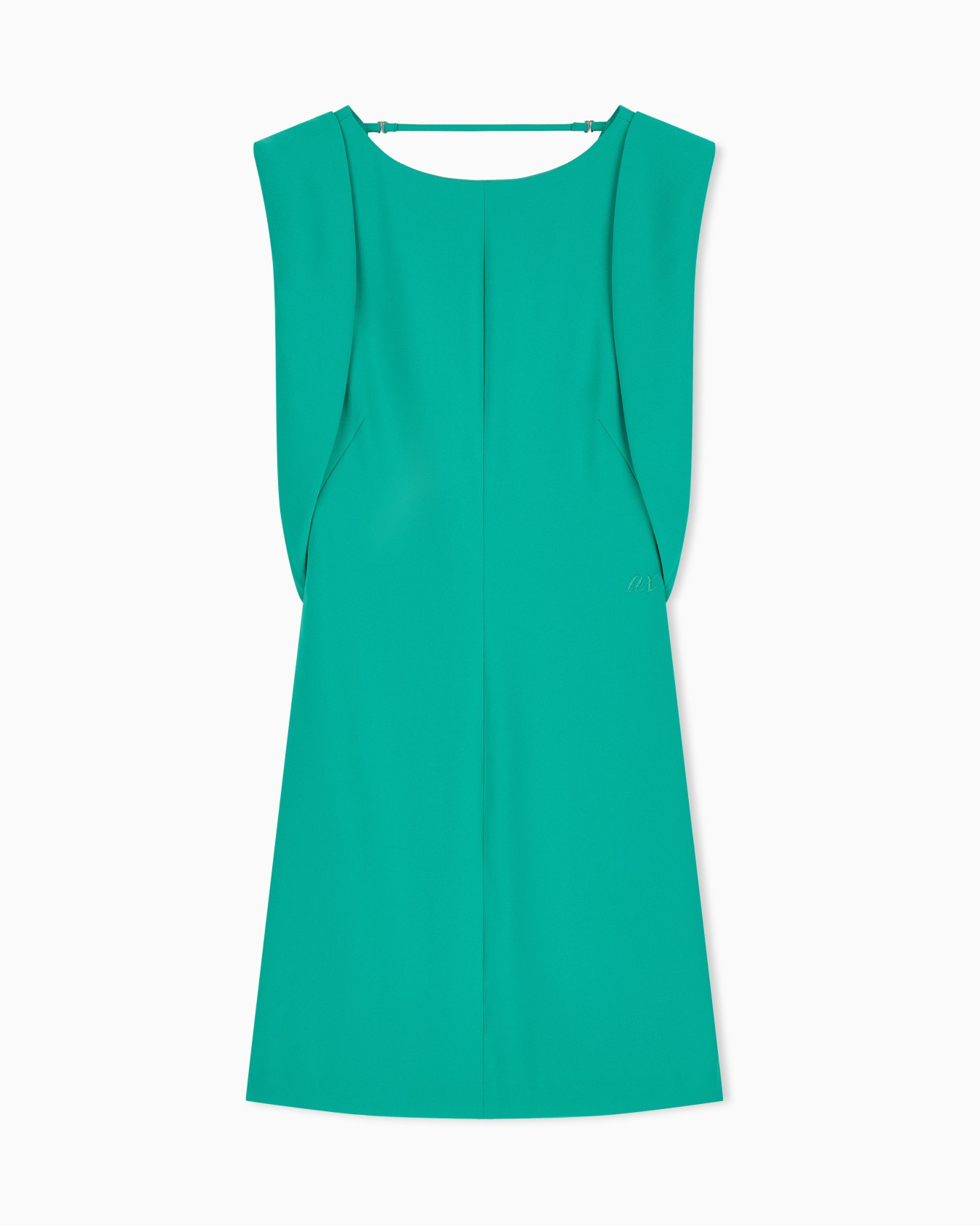 Vestido entallado sin mangas con espalda drapeada Diapositiva 0