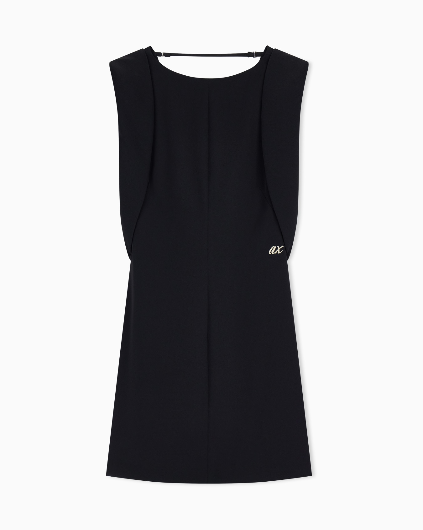 Vestido entallado sin mangas con espalda drapeada Diapositiva 0