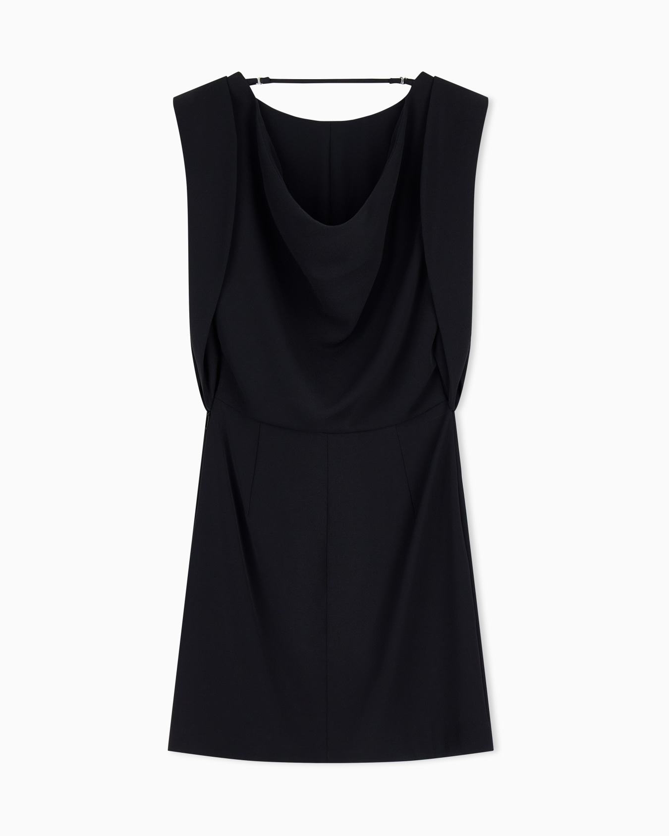 Vestido entallado sin mangas con espalda drapeada Diapositiva 2