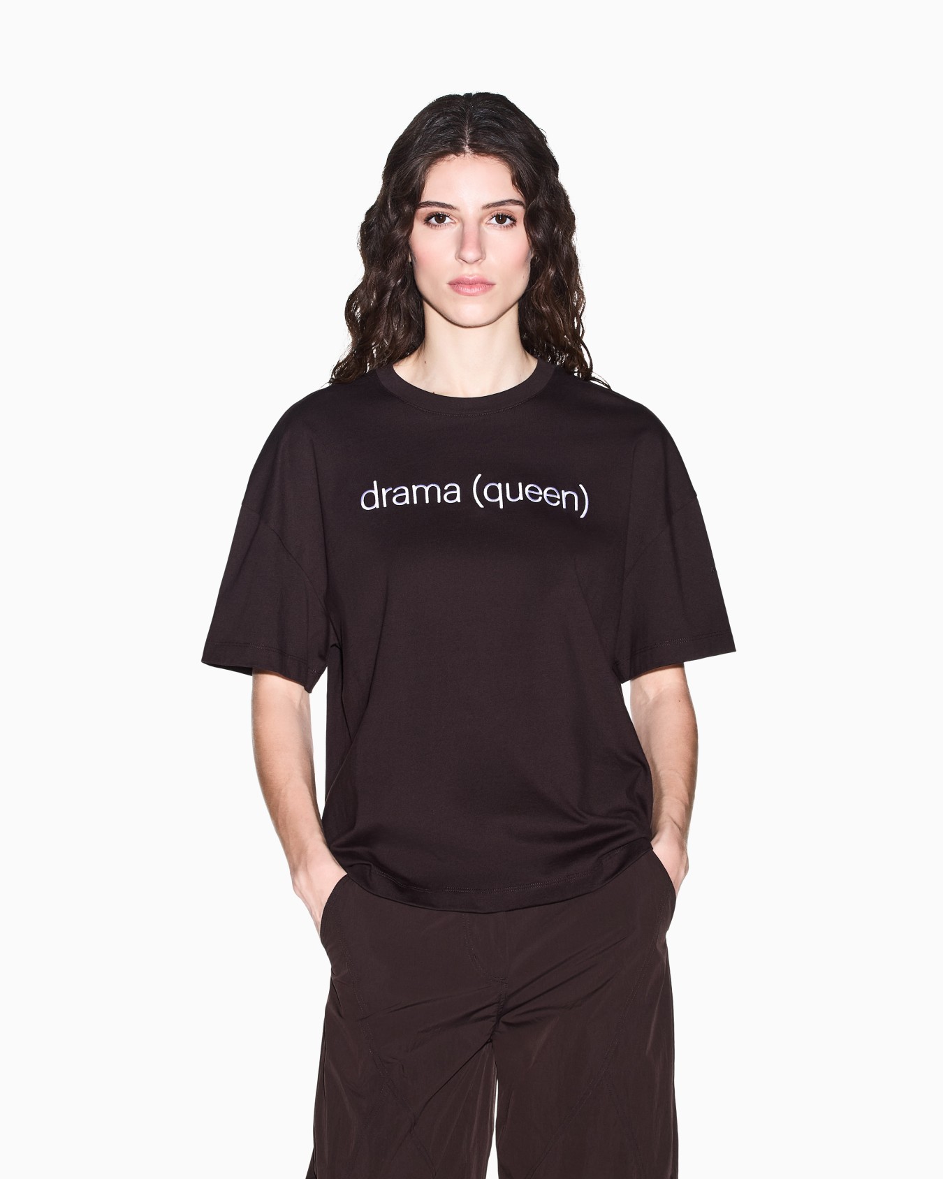 T-shirt en jersey lourd de coton avec inscription Diapositive 3
