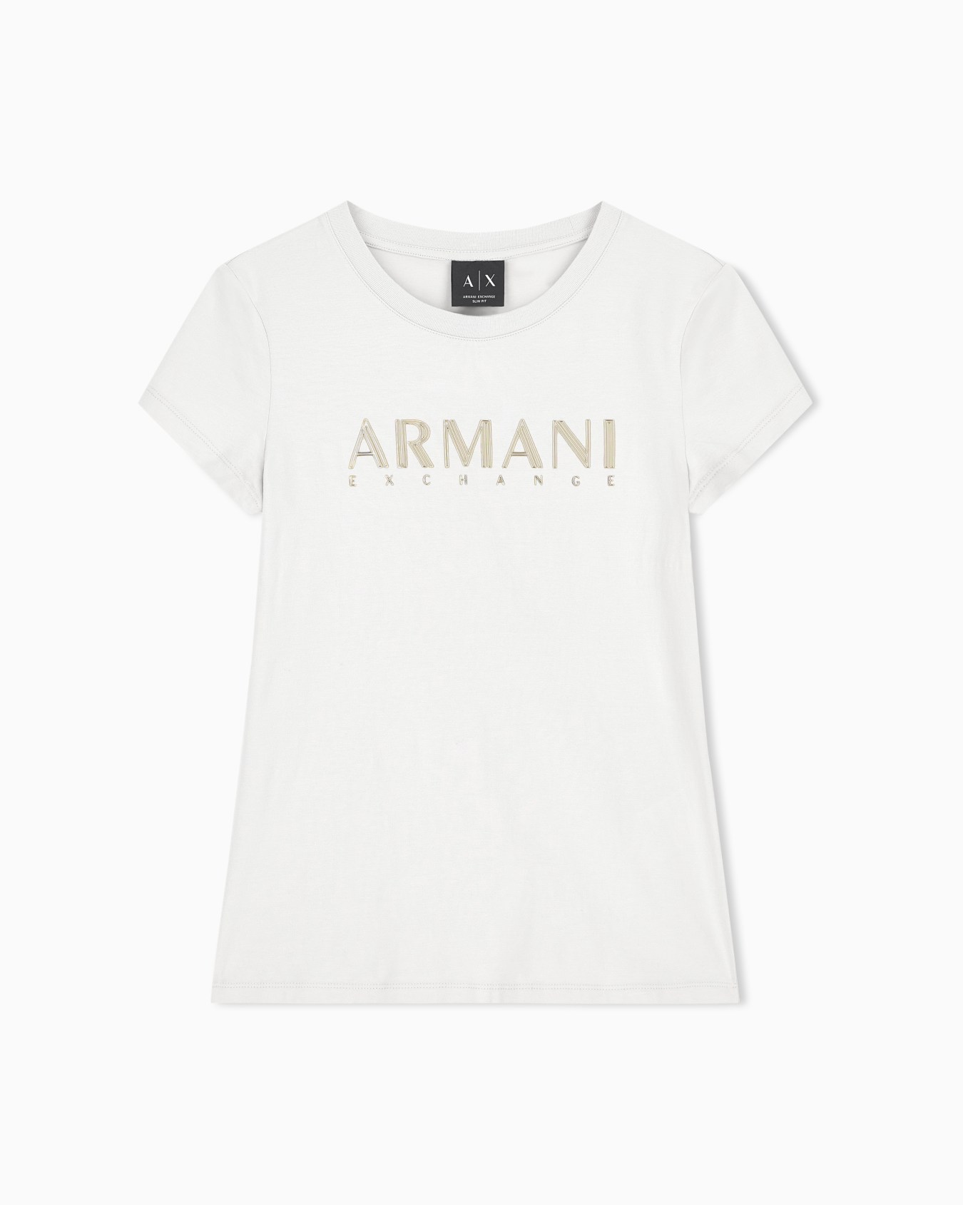 slim fit t-shirt in organic cotton stretch jersey Slide 0
