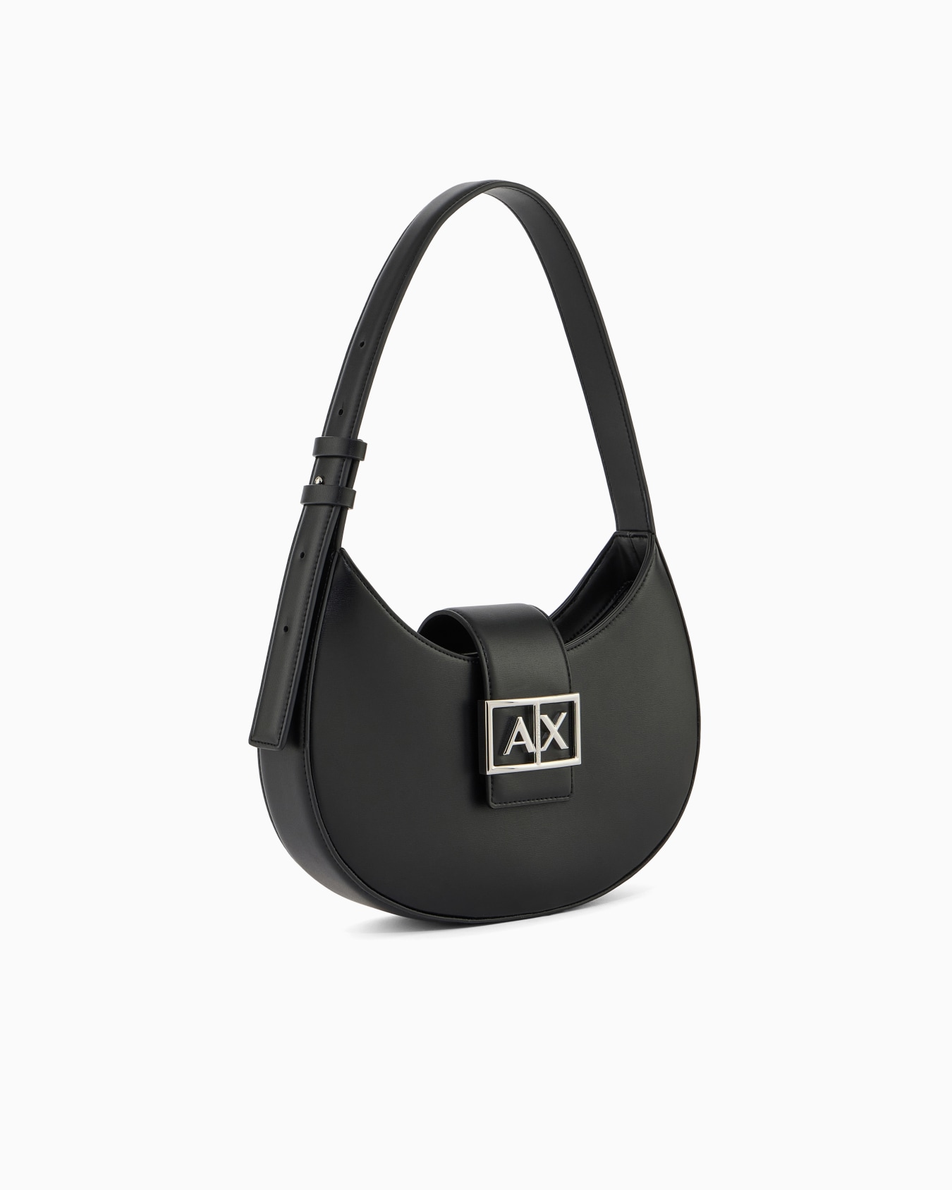 Borsa hobo con fibbia logo Slide 1