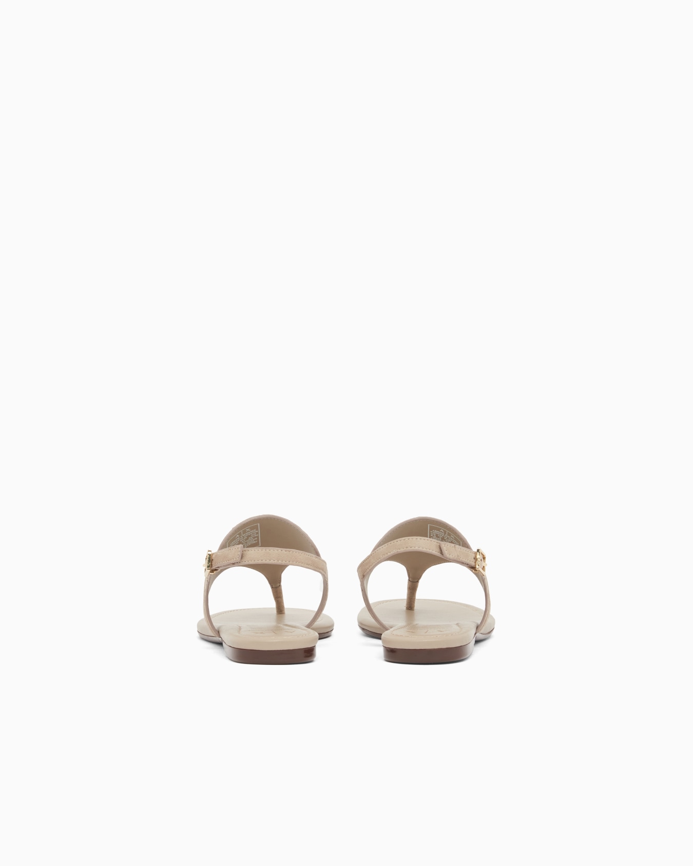 Microsuede sandals with Embossed Logo Slide 3