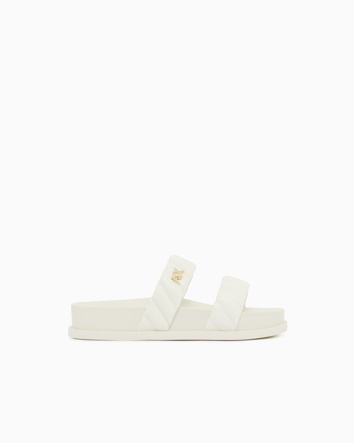 AXロゴ フラットサンダル スライドする 0