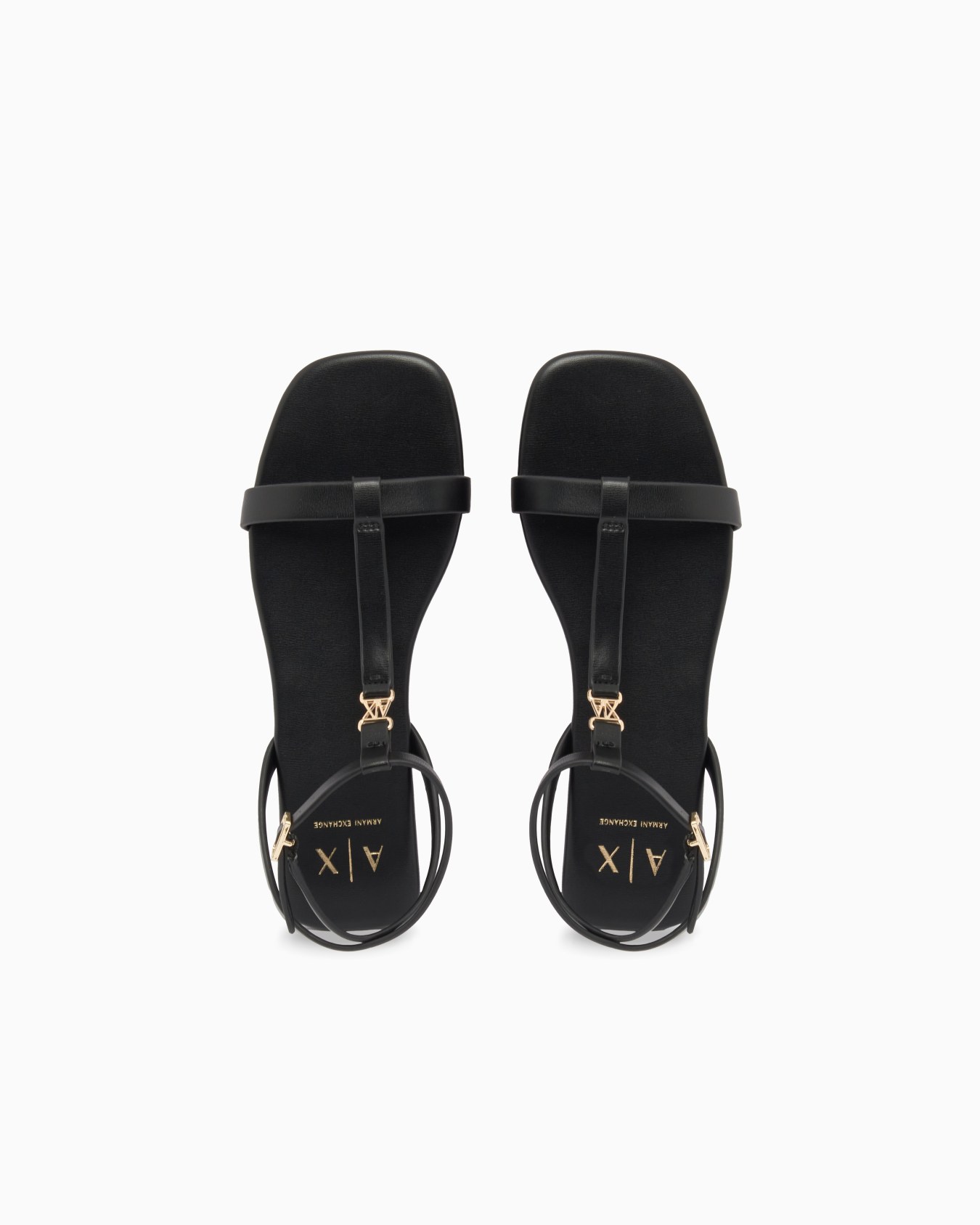 AXロゴ ストラップ フラットサンダル スライドする 2