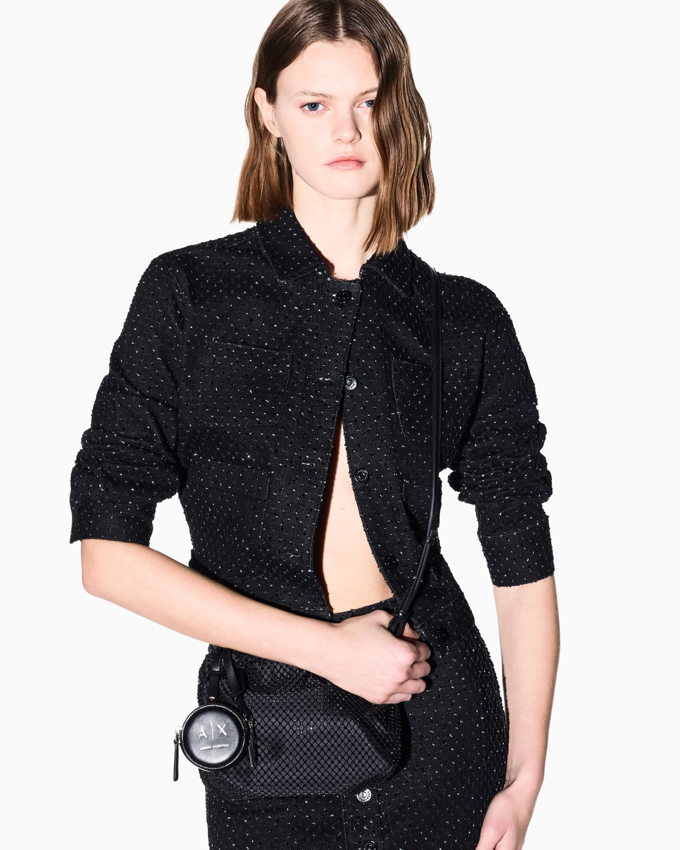 Textured Mini Crossbody Bag Slide 6