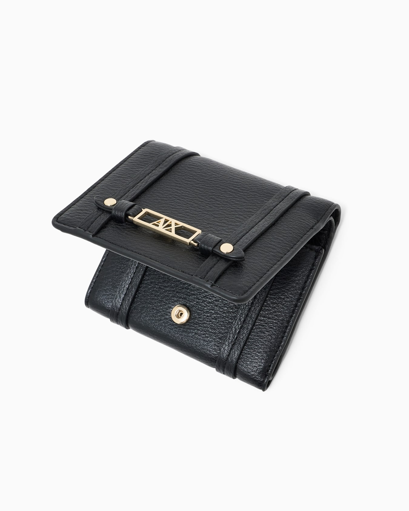 Cartera con acabado texturizado y logotipo metalizado Diapositiva 3