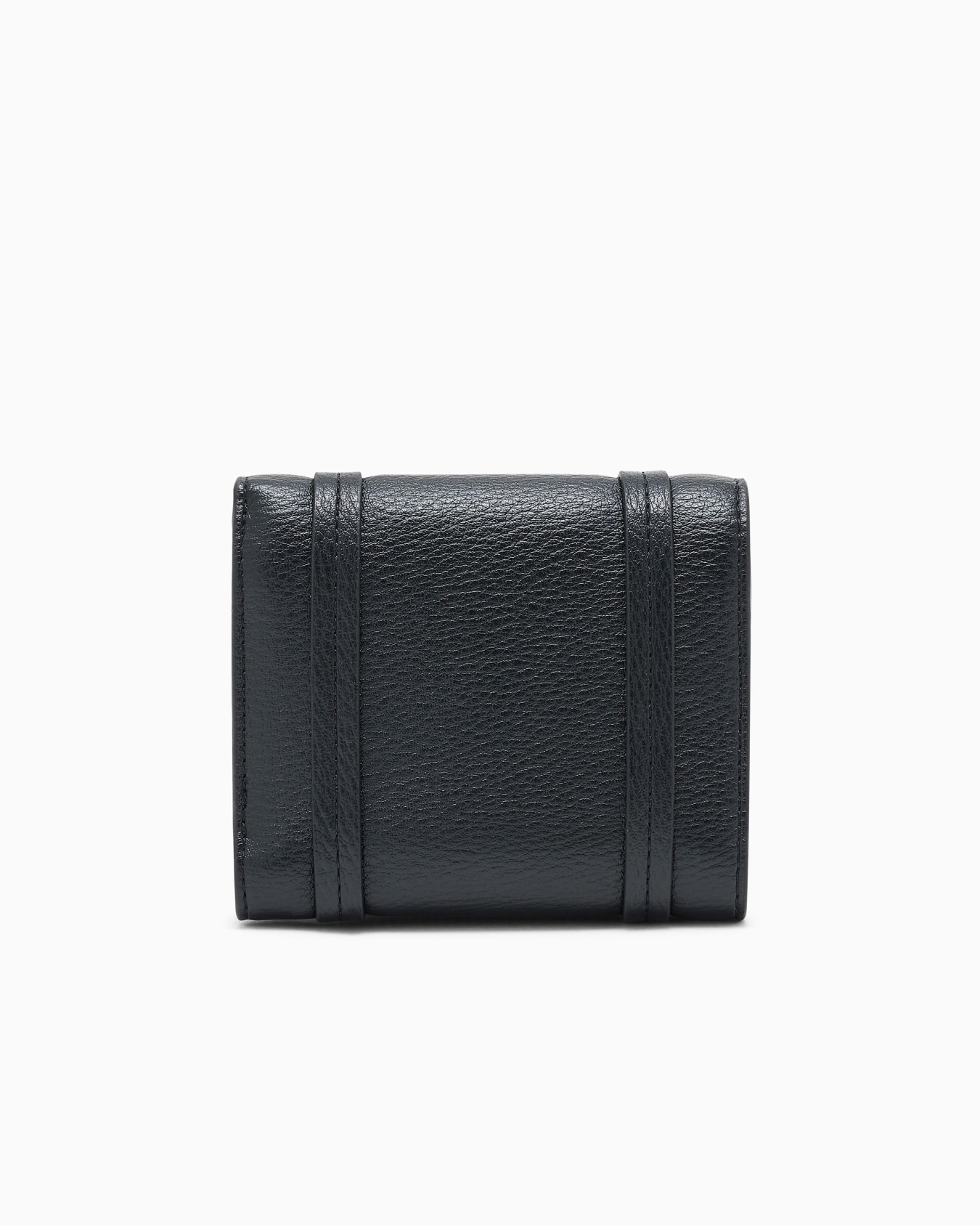 Cartera con acabado texturizado y logotipo metalizado Diapositiva 1