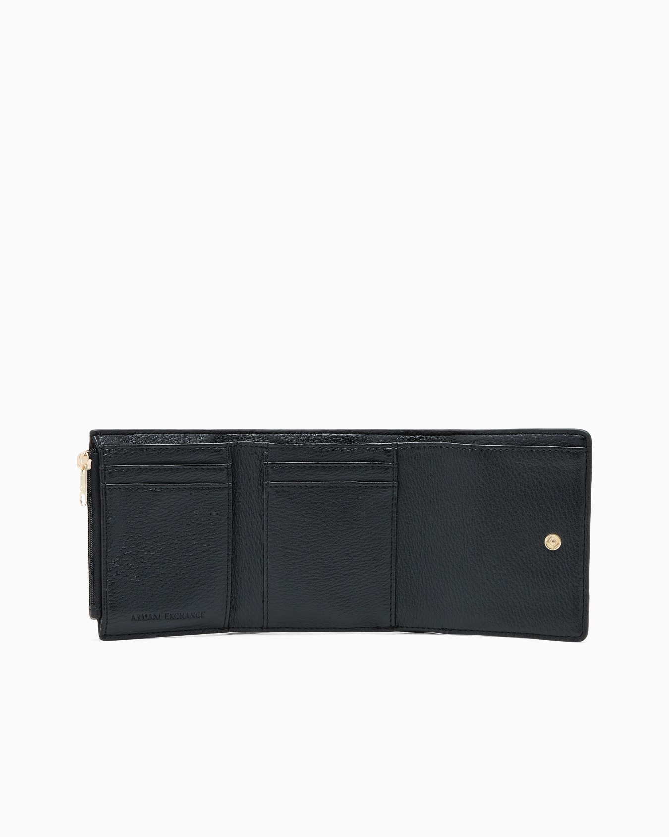 Cartera con acabado texturizado y logotipo metalizado Diapositiva 2