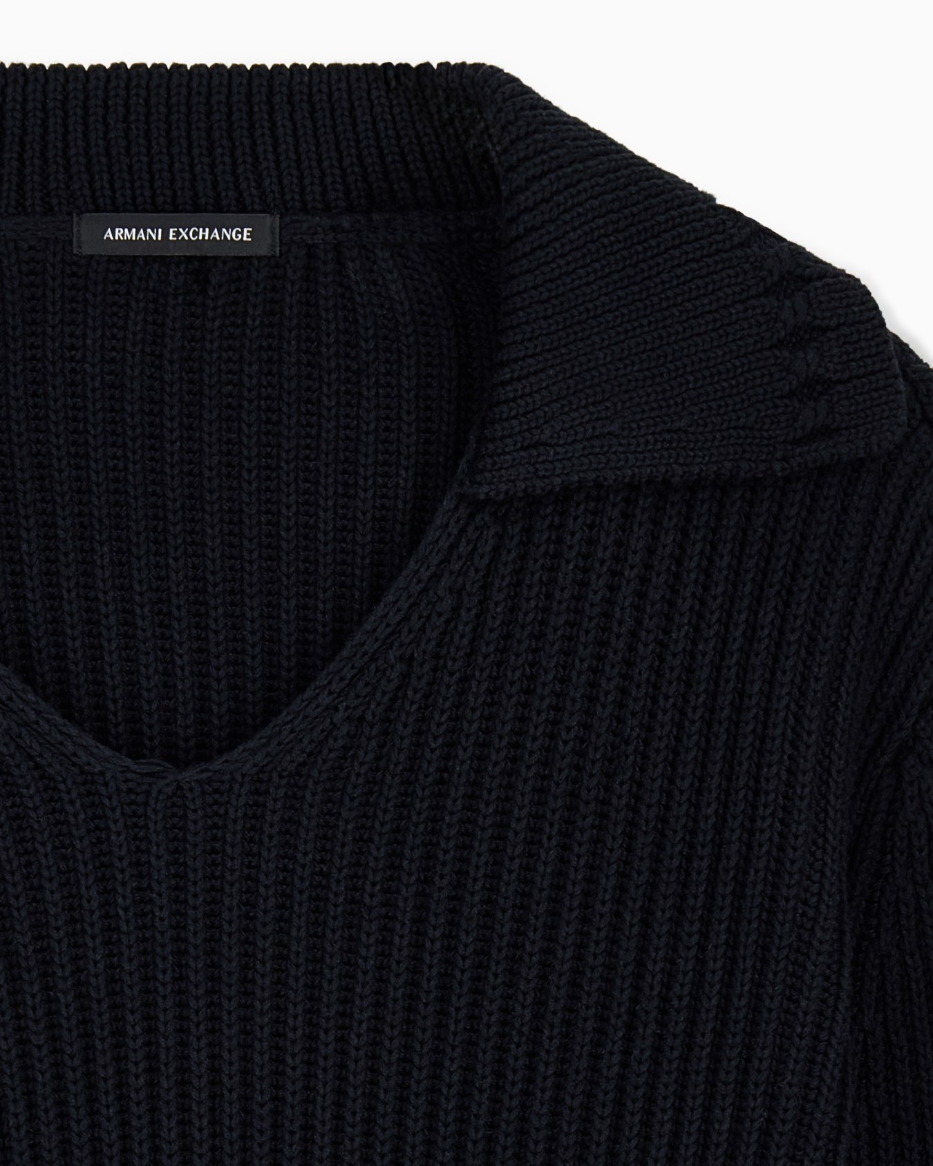 Pull en maille de coton biologique à coupe classique Diapositive 4