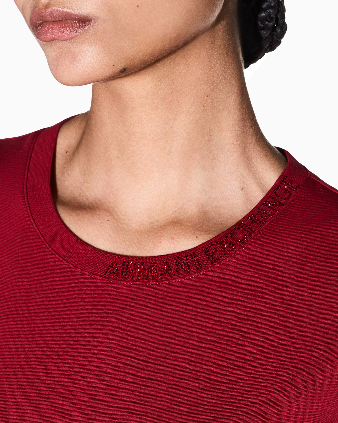 Camiseta Up For Party de algodón con pedrería en el cuello Diapositiva 6