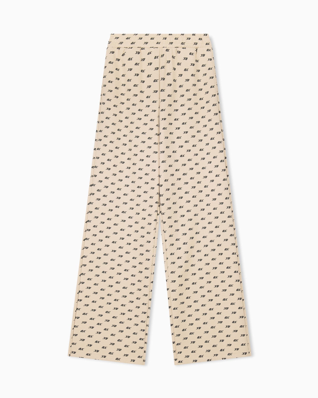 Pantalon large en coton biologique à imprimé intégral Diapositive 0