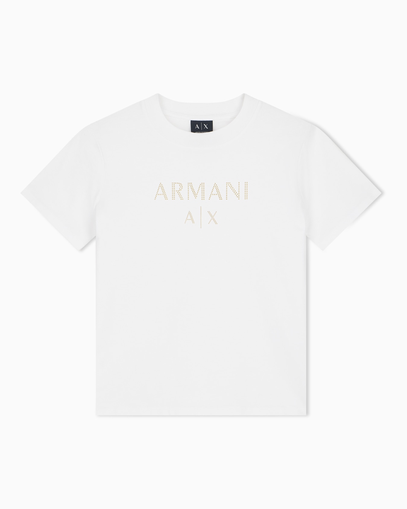 Camiseta de manga corta de algodón orgánico con logotipo Diapositiva 0